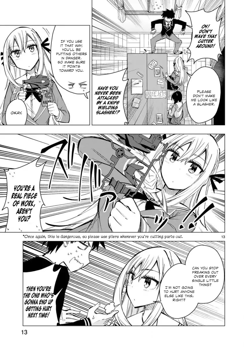 Bandai Kaname wa Asobitai Chapter 6 page 13 - Chapter 6: Palm sized 4WD Power