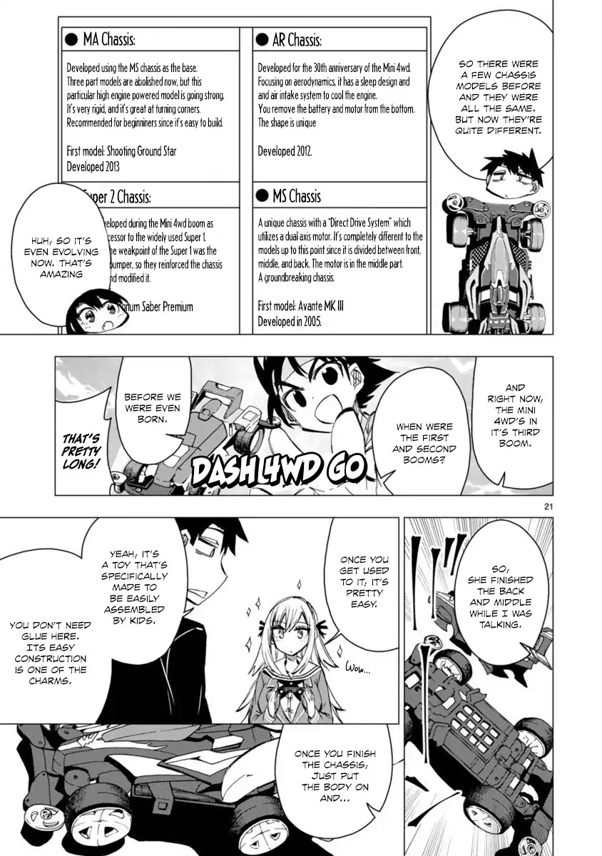 Bandai Kaname wa Asobitai Chapter 6 page 21 - Chapter 6: Palm sized 4WD Power