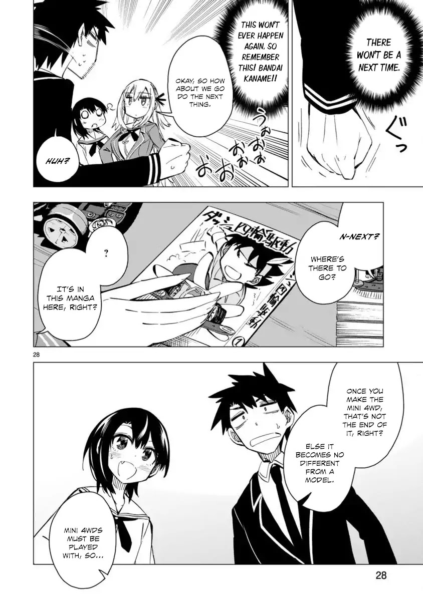 Bandai Kaname wa Asobitai Chapter 6 page 28 - Chapter 6: Palm sized 4WD Power
