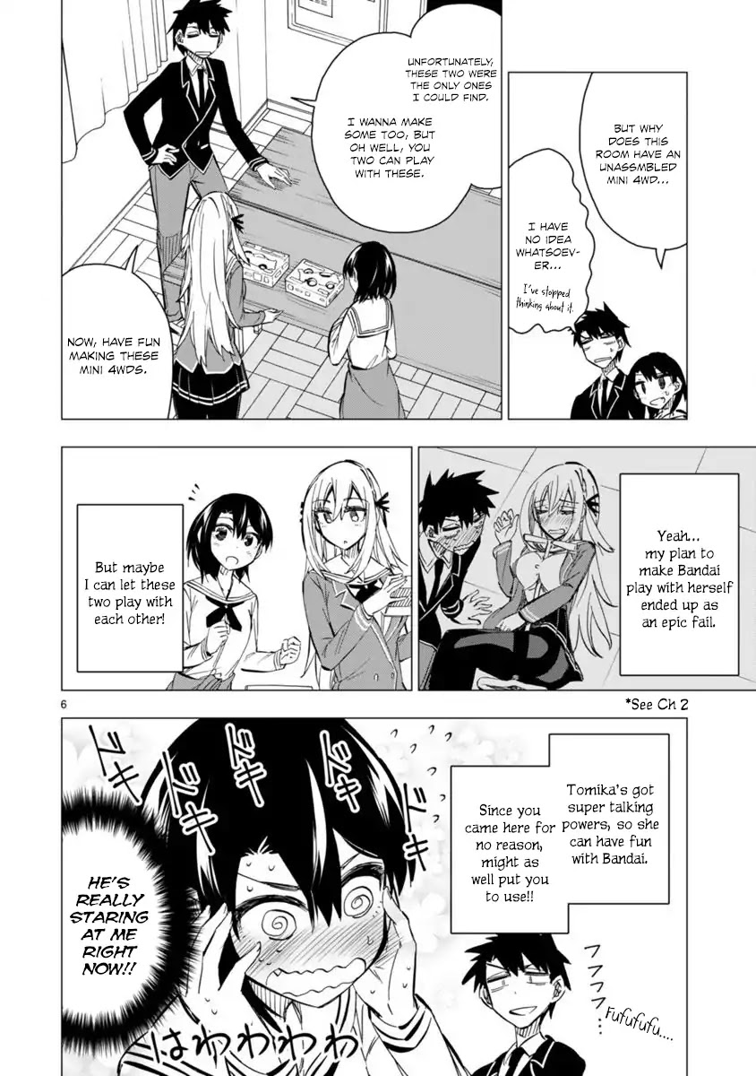 Bandai Kaname wa Asobitai Chapter 6 page 6 - Chapter 6: Palm sized 4WD Power