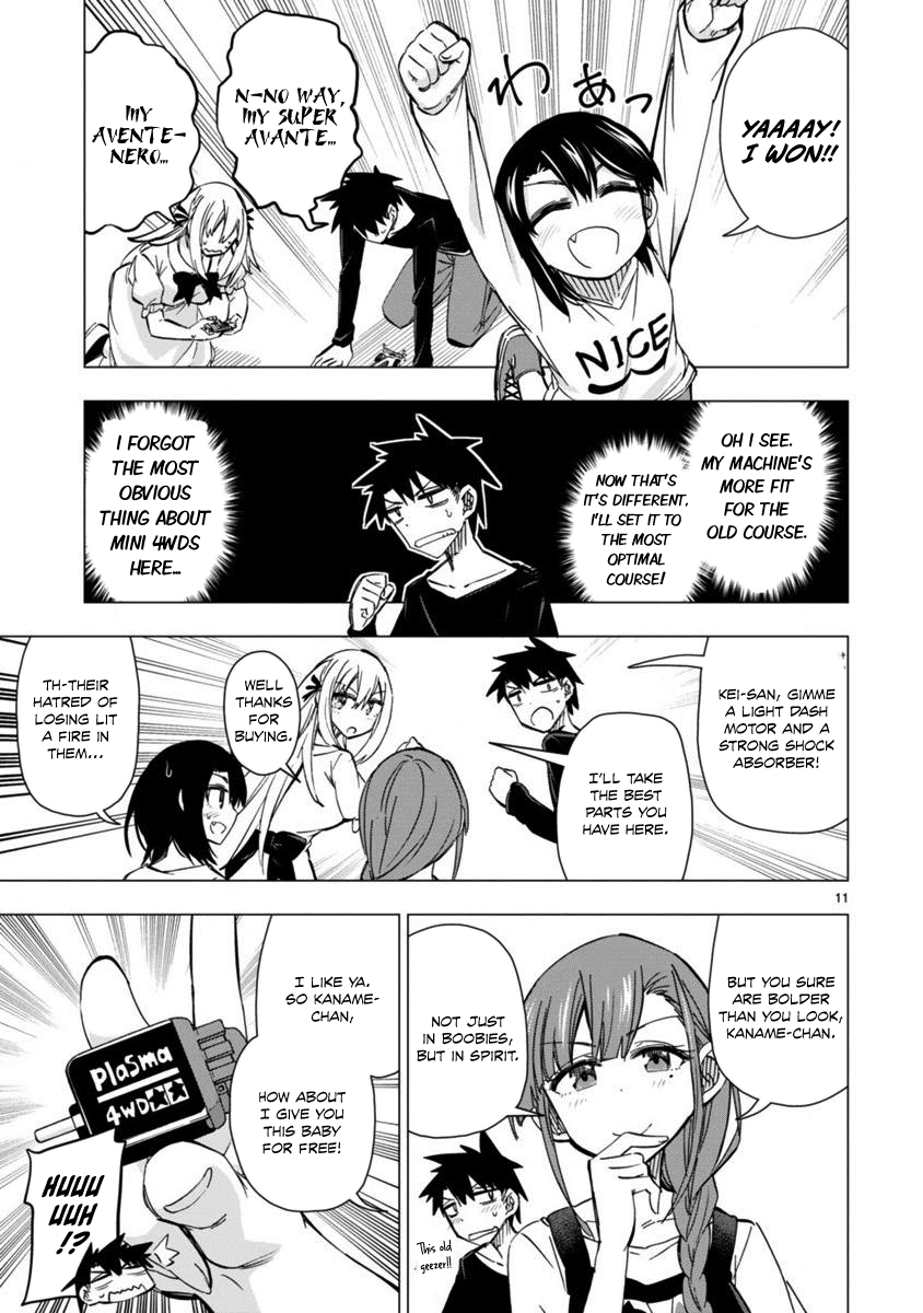 Bandai Kaname wa Asobitai Chapter 7 page 11 - Chapter 7: Who's raising the checkered flag!?