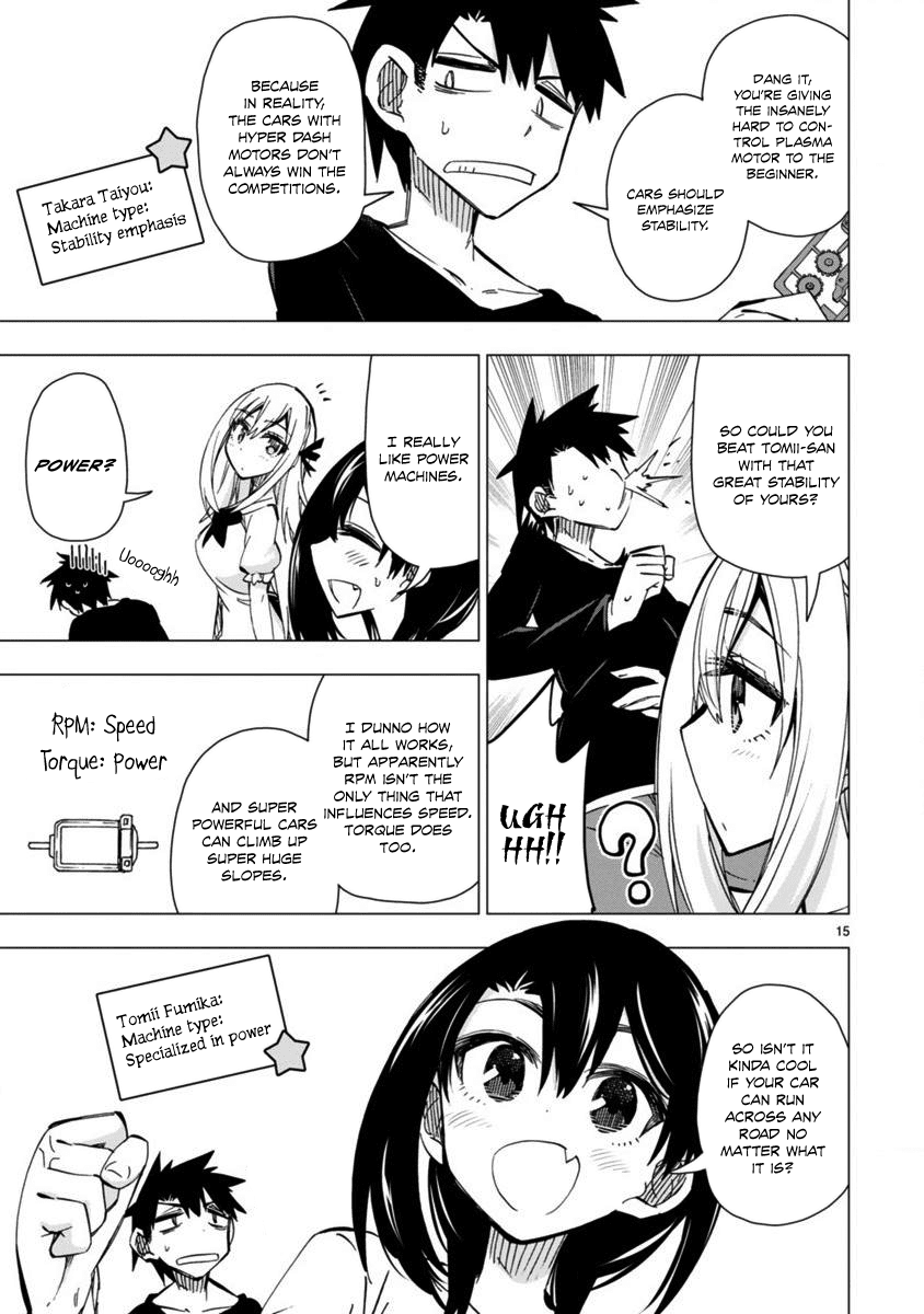 Bandai Kaname wa Asobitai Chapter 7 page 15 - Chapter 7: Who's raising the checkered flag!?