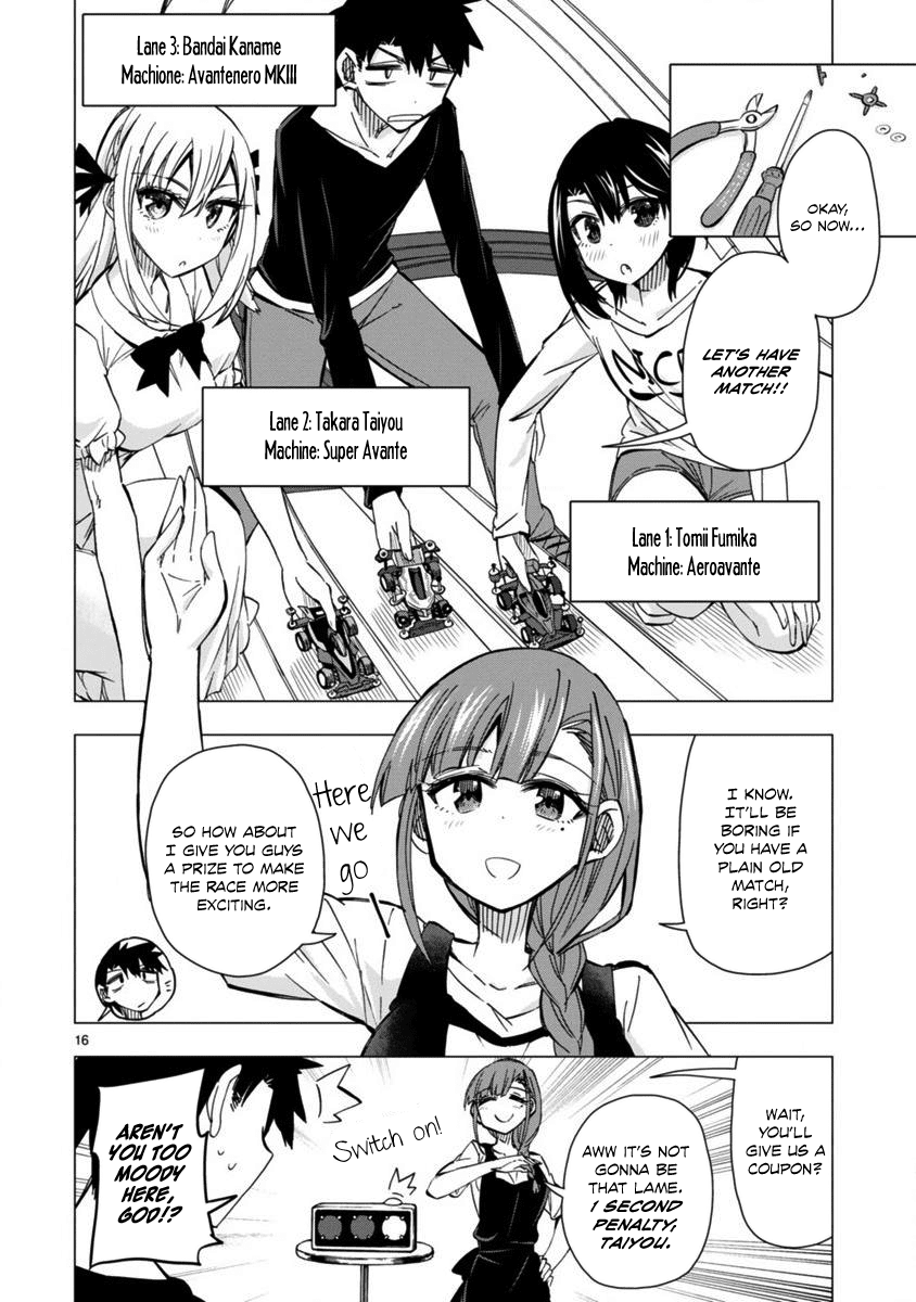 Bandai Kaname wa Asobitai Chapter 7 page 16 - Chapter 7: Who's raising the checkered flag!?