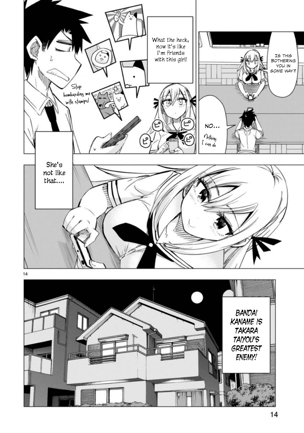 Bandai Kaname wa Asobitai Chapter 8 page 15 - Chapter 8: Tamagotchi of downpouring love