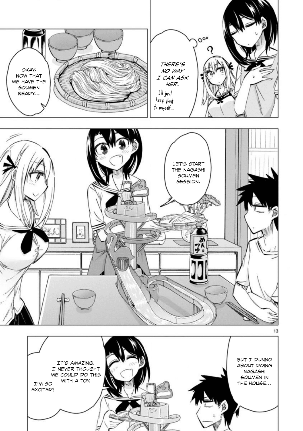 Bandai Kaname wa Asobitai Chapter 9 page 14 - Chapter 9: From the slider that summer