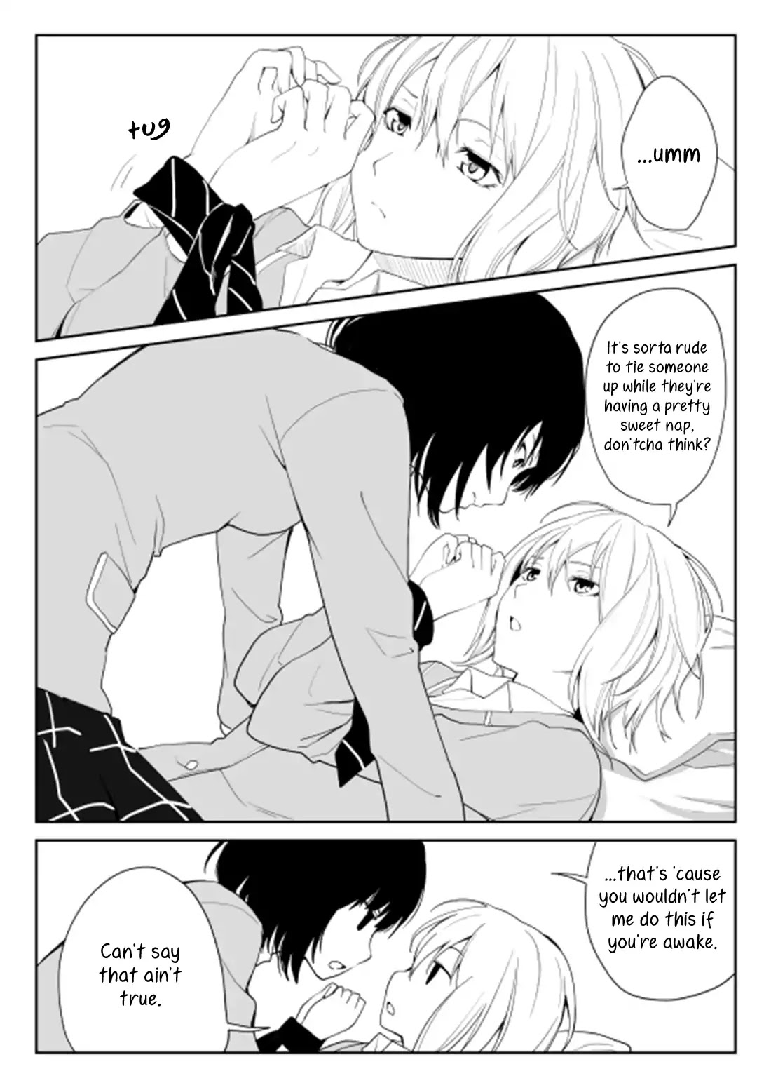 BanG Dream! dj: MocaRan Necktie Bondage Chapter 0 page 1 - Chapter 0: Oneshot