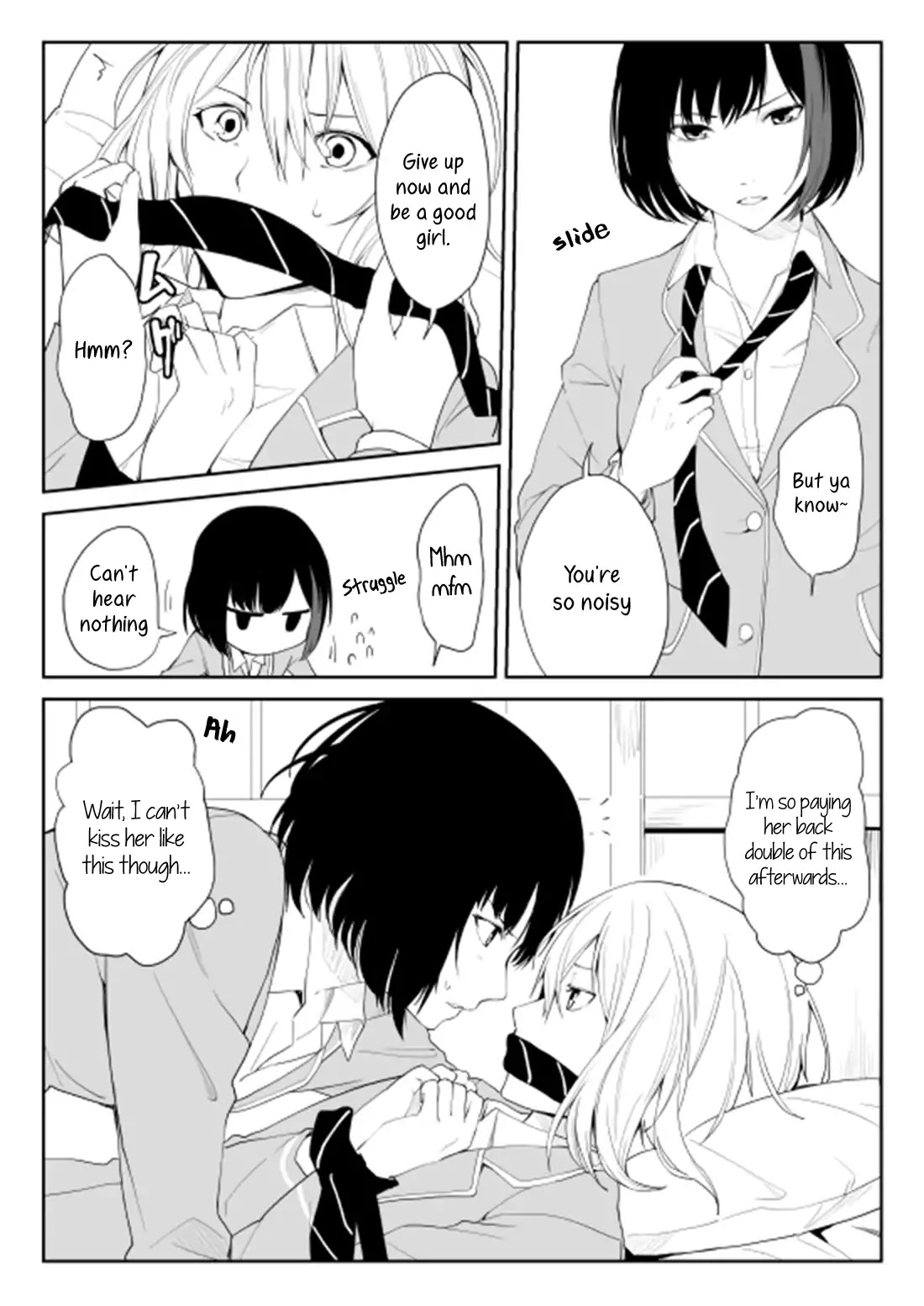 BanG Dream! dj: MocaRan Necktie Bondage Chapter 0 page 3 - Chapter 0: Oneshot
