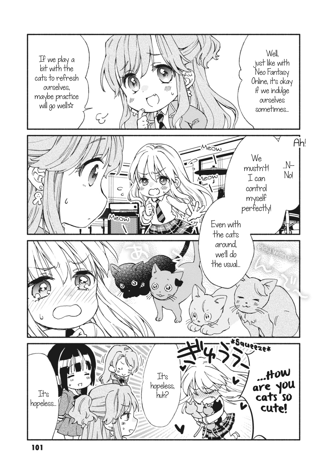 BanG Dream! Girls Band Party!☆PICO Comic Anthology Chapter 12 page 3 - Chapter 12: Cats and Roses Day After Day