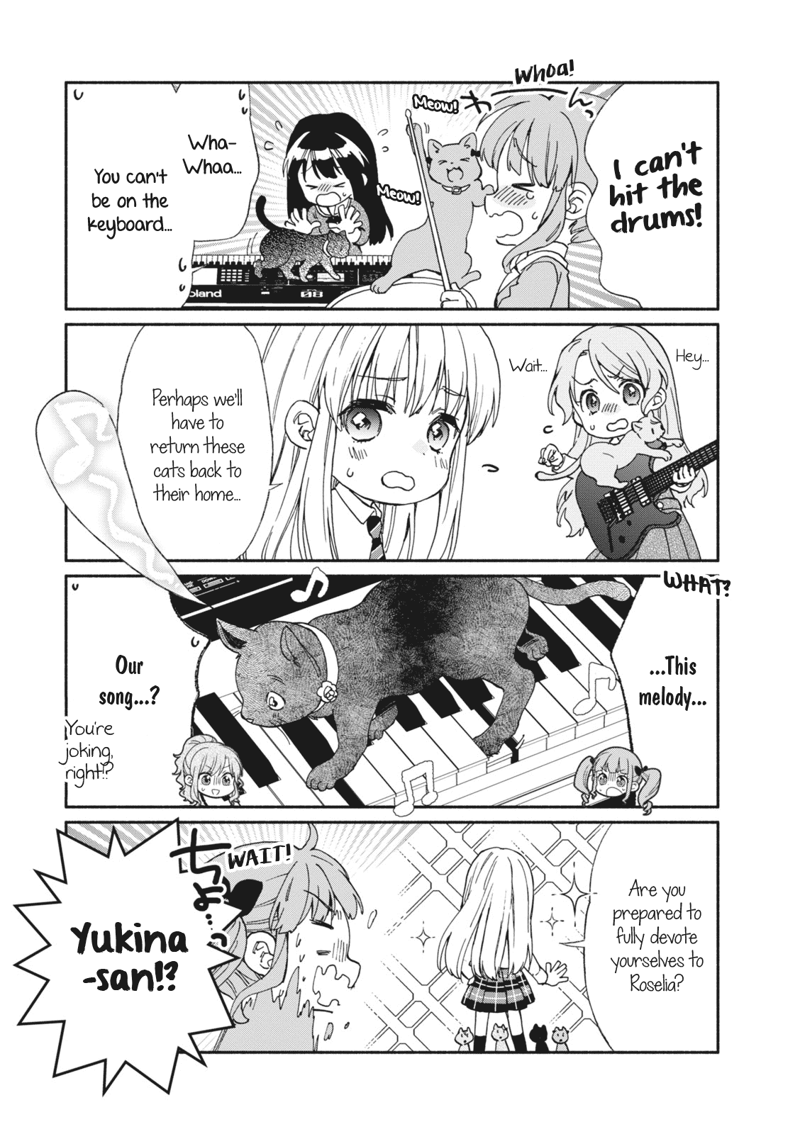 BanG Dream! Girls Band Party!☆PICO Comic Anthology Chapter 12 page 5 - Chapter 12: Cats and Roses Day After Day