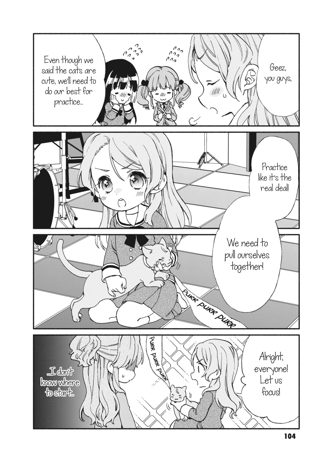 BanG Dream! Girls Band Party!☆PICO Comic Anthology Chapter 12 page 6 - Chapter 12: Cats and Roses Day After Day