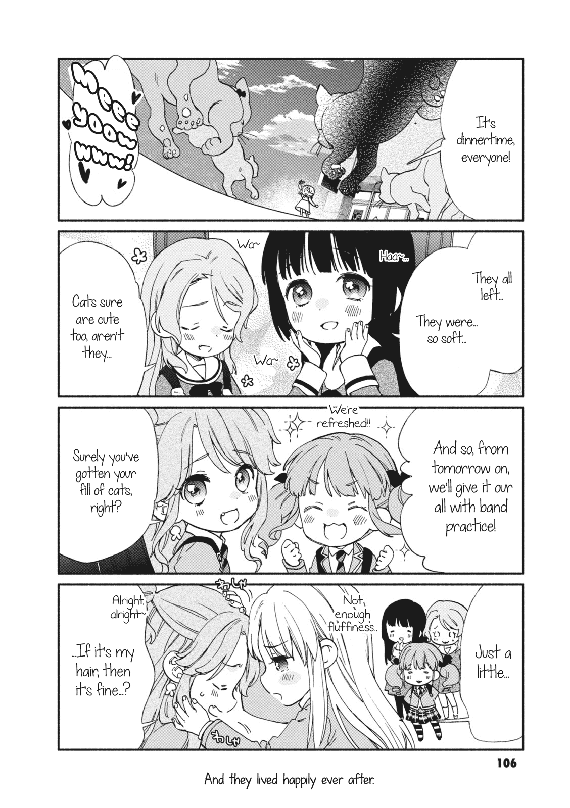 BanG Dream! Girls Band Party!☆PICO Comic Anthology Chapter 12 page 8 - Chapter 12: Cats and Roses Day After Day
