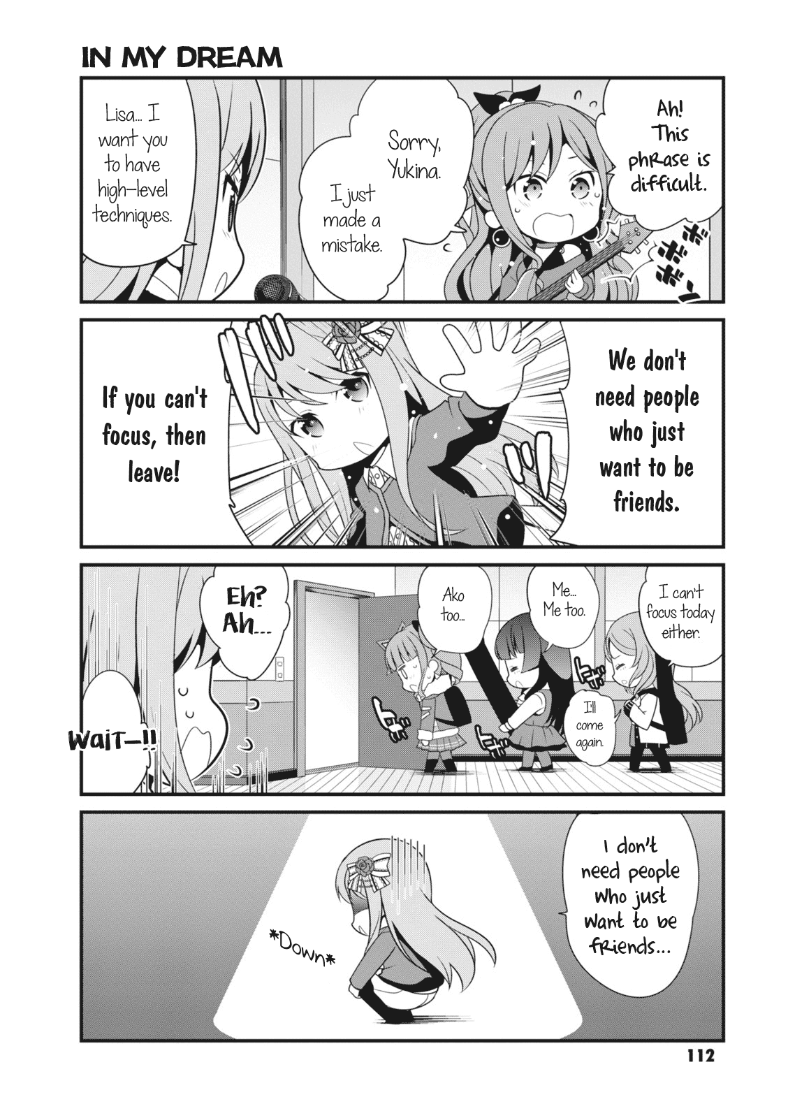 BanG Dream! Girls Band Party!☆PICO Comic Anthology Chapter 13 page 6 - Chapter 13: Roselia's Messy Day
