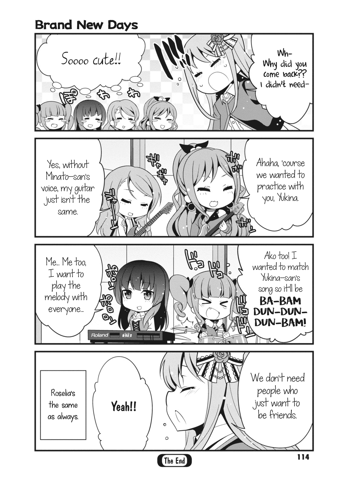 BanG Dream! Girls Band Party!☆PICO Comic Anthology Chapter 13 page 8 - Chapter 13: Roselia's Messy Day