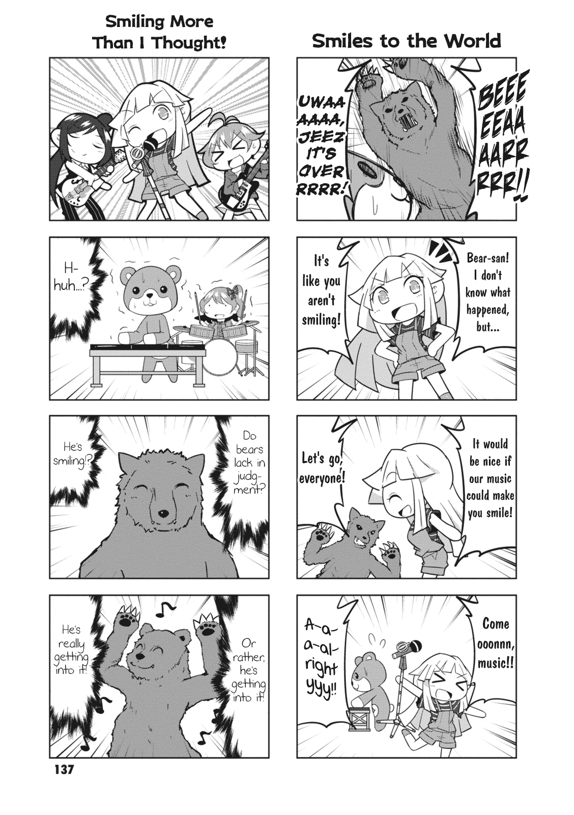 BanG Dream! Girls Band Party!☆PICO Comic Anthology Chapter 16 page 7 - Chapter 16: Hello, Happy World! VS Bear
