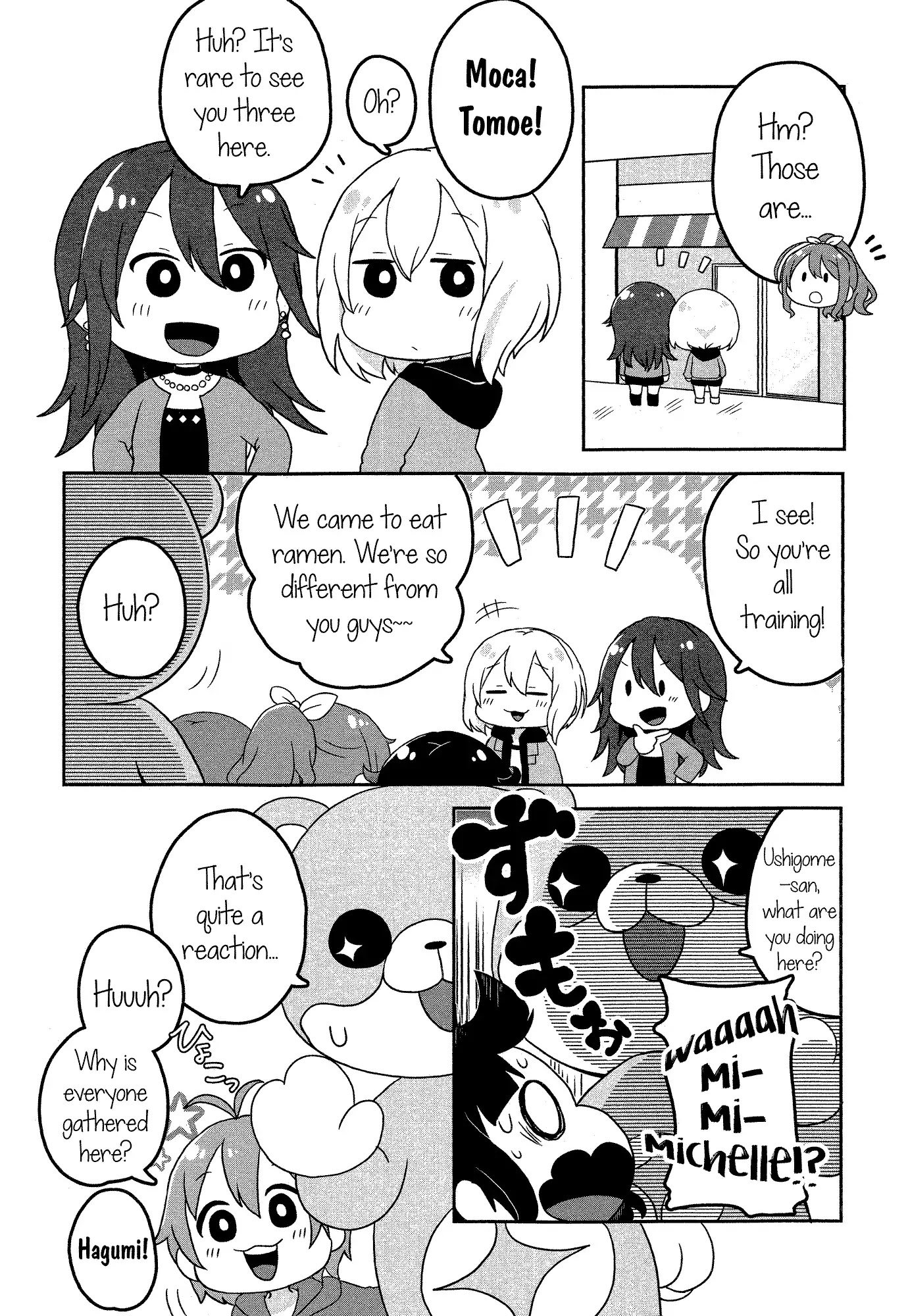 BanG Dream! Girls Band Party!☆PICO Comic Anthology Chapter 19 page 5 - Chapter 19: Let's Work Your Body (Tamekichi)