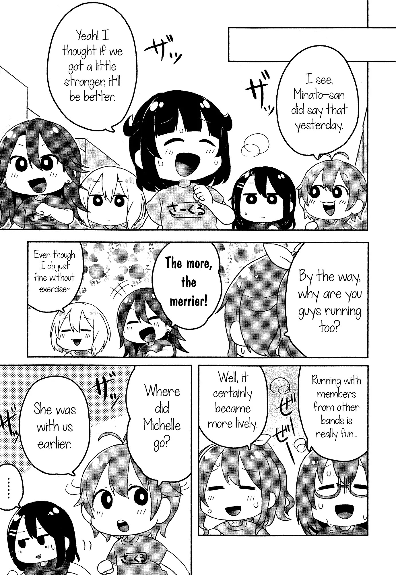 BanG Dream! Girls Band Party!☆PICO Comic Anthology Chapter 19 page 6 - Chapter 19: Let's Work Your Body (Tamekichi)
