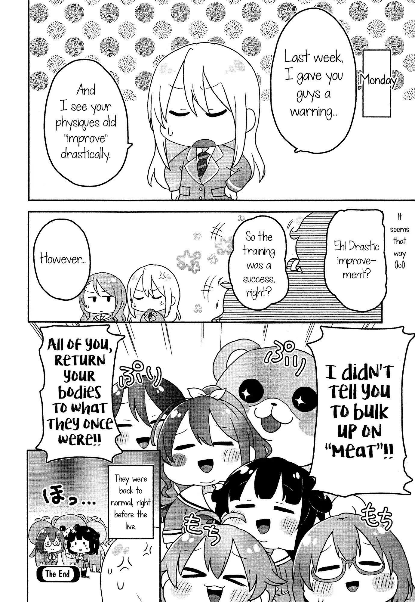 BanG Dream! Girls Band Party!☆PICO Comic Anthology Chapter 19 page 9 - Chapter 19: Let's Work Your Body (Tamekichi)