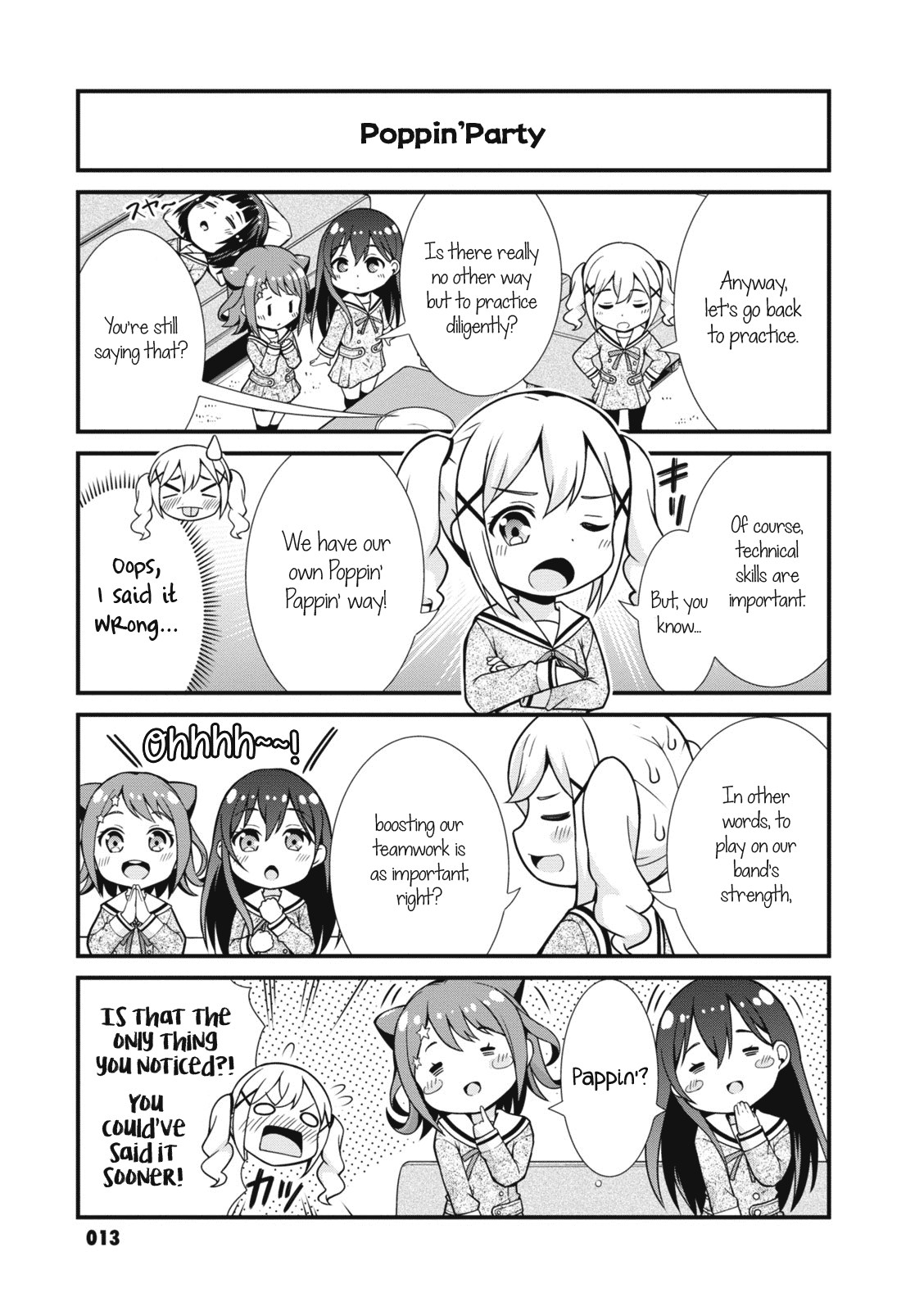 BanG Dream! Girls Band Party!☆PICO Comic Anthology Chapter 2 page 9 - Chapter 2: Warehouse Practice