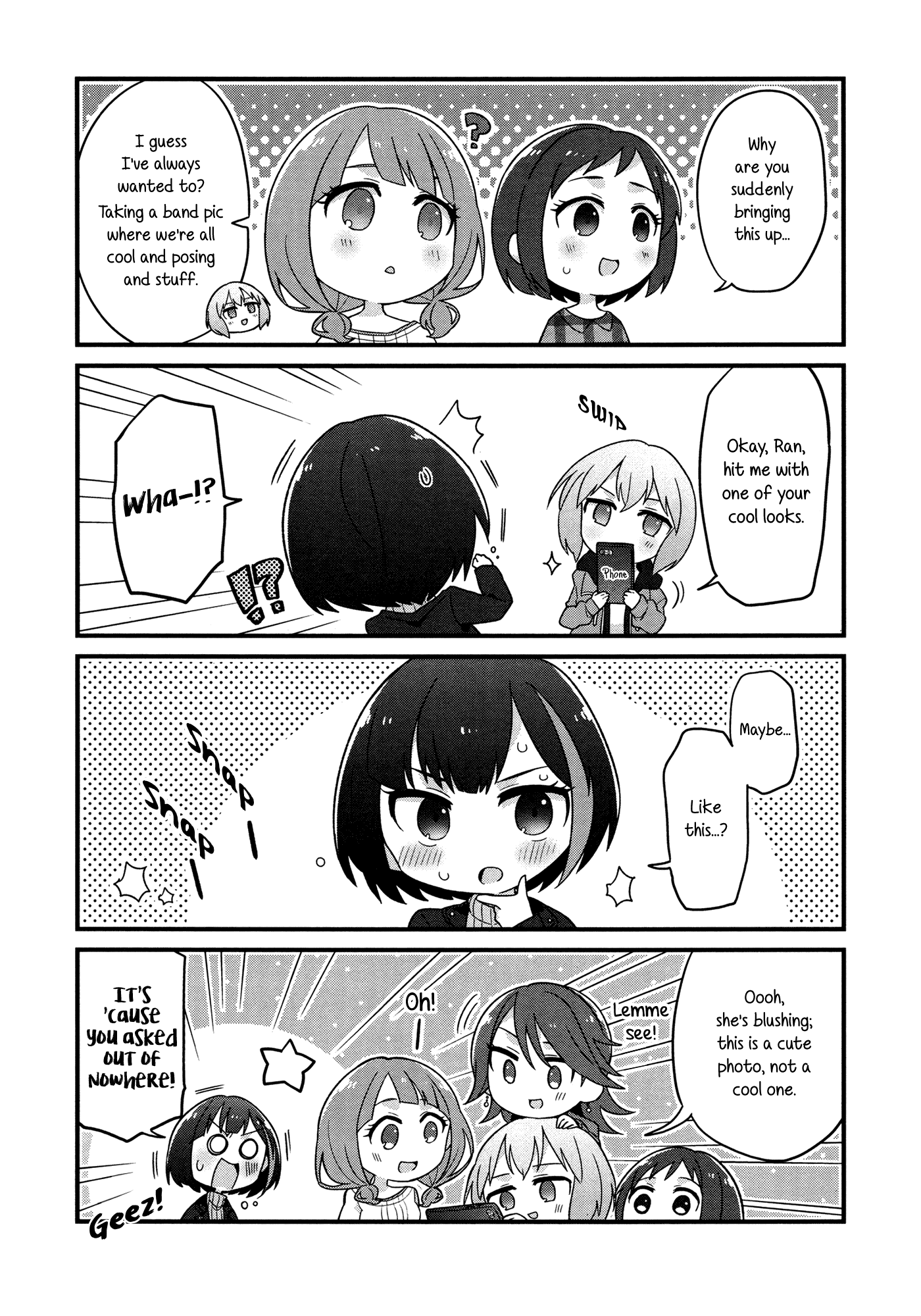 BanG Dream! Girls Band Party!☆PICO Comic Anthology Chapter 20 page 2 - Chapter 20: Hang in There! Afterglow