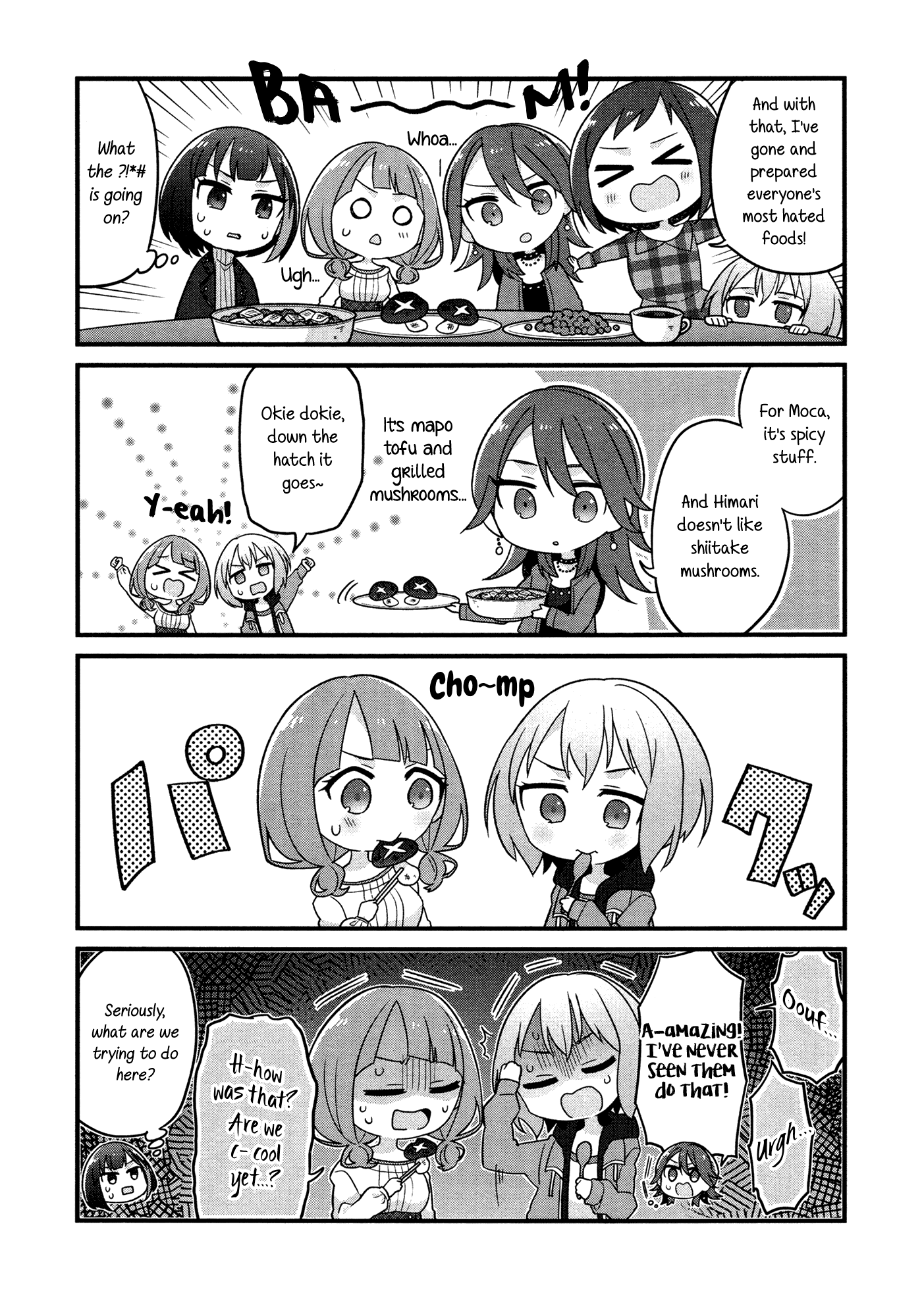 BanG Dream! Girls Band Party!☆PICO Comic Anthology Chapter 20 page 4 - Chapter 20: Hang in There! Afterglow