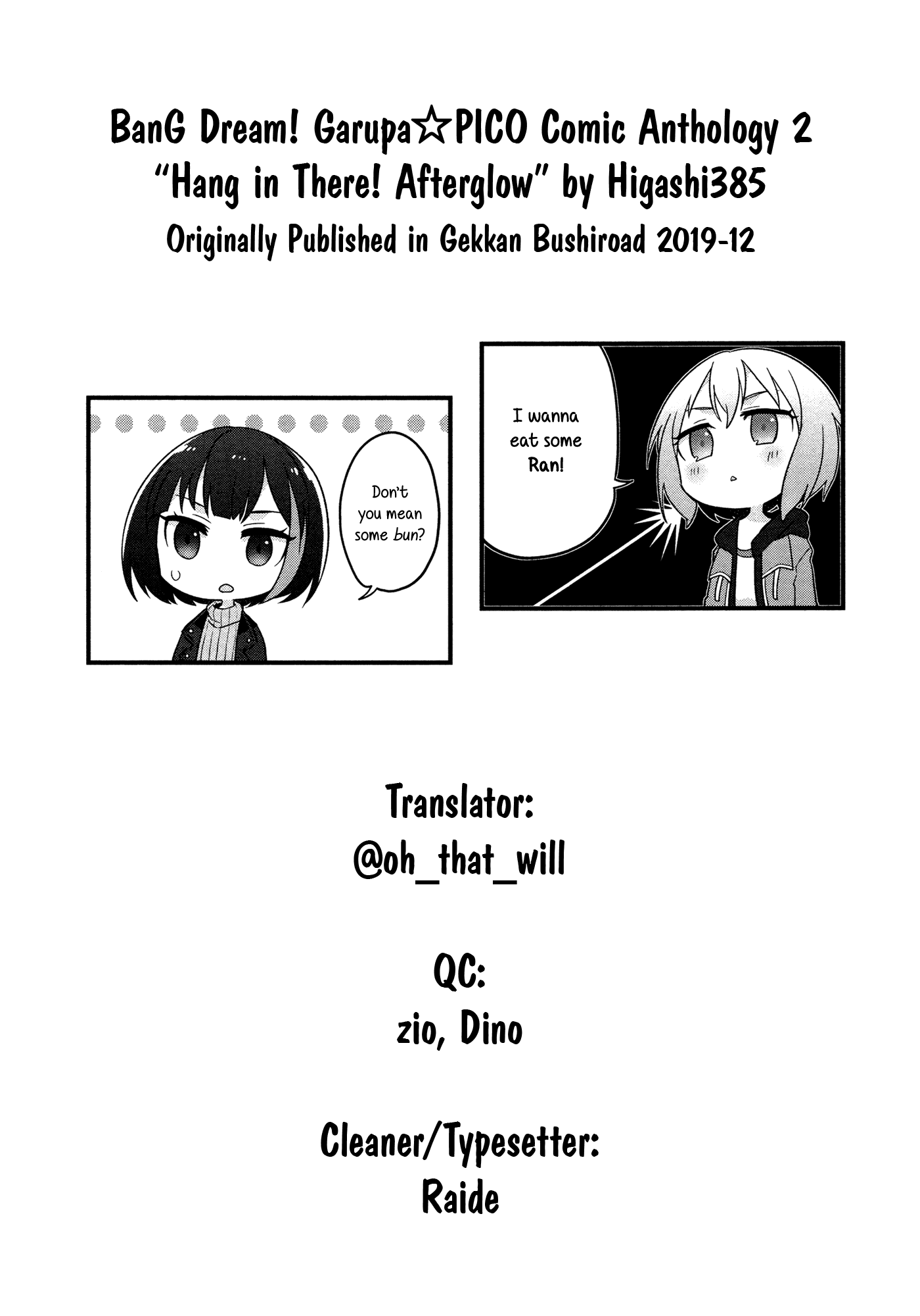BanG Dream! Girls Band Party!☆PICO Comic Anthology Chapter 20 page 9 - Chapter 20: Hang in There! Afterglow