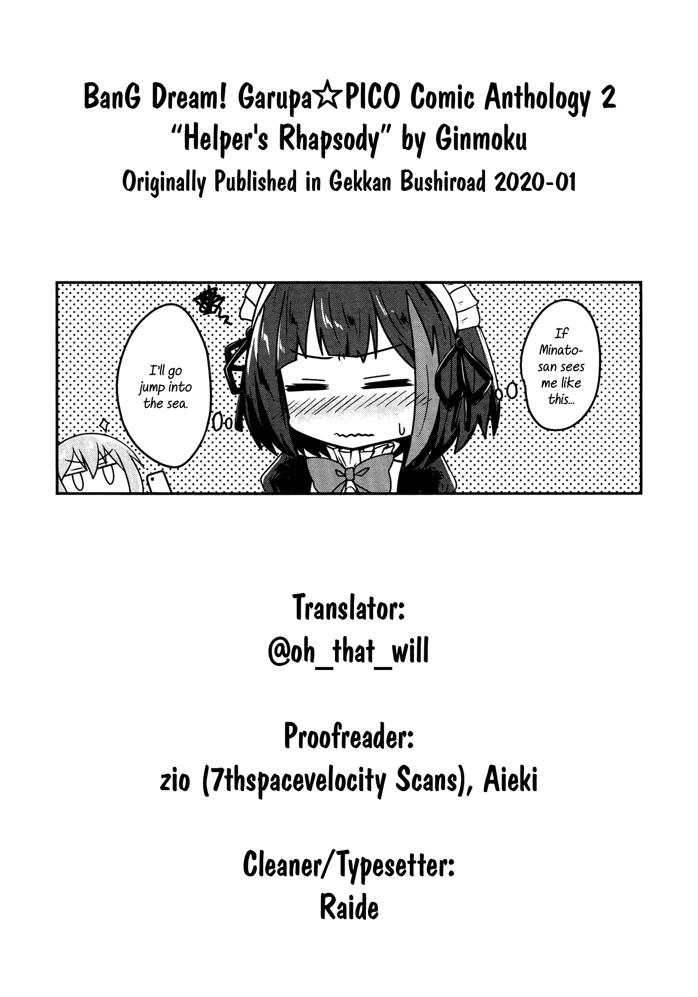 BanG Dream! Girls Band Party!☆PICO Comic Anthology Chapter 21 page 9 - Chapter 21: Helper's Rhapsody