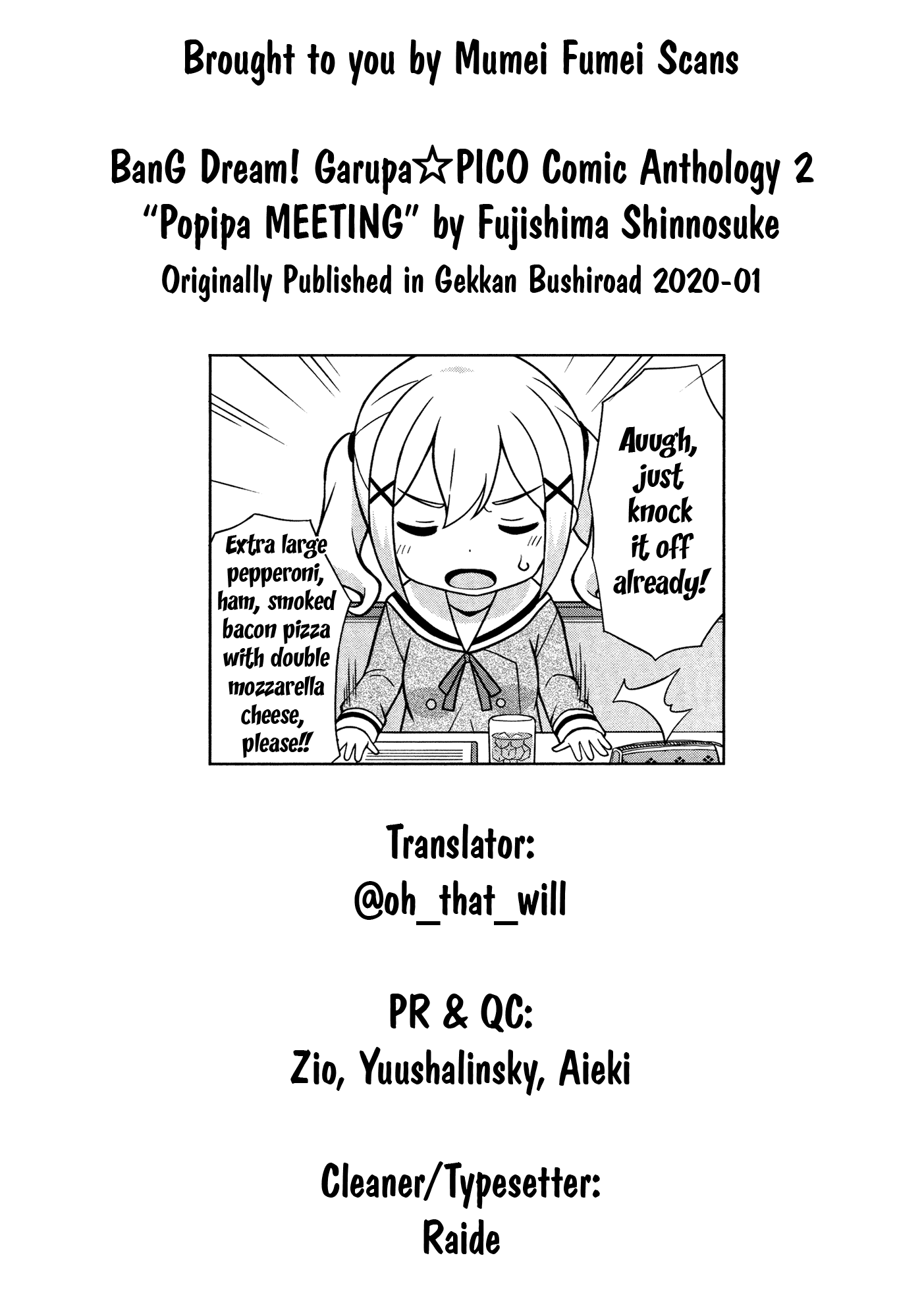 BanG Dream! Girls Band Party!☆PICO Comic Anthology Chapter 22 page 9 - Chapter 22: Popipa MEETING