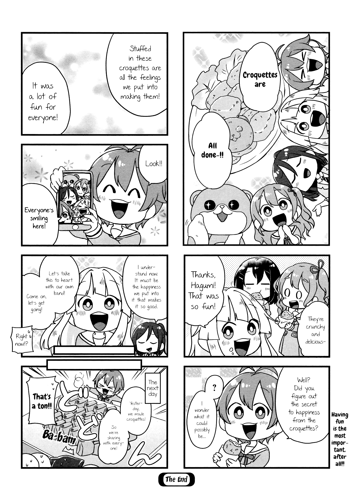 BanG Dream! Girls Band Party!☆PICO Comic Anthology Chapter 23 page 8 - Chapter 23: What's the secret to happiness?