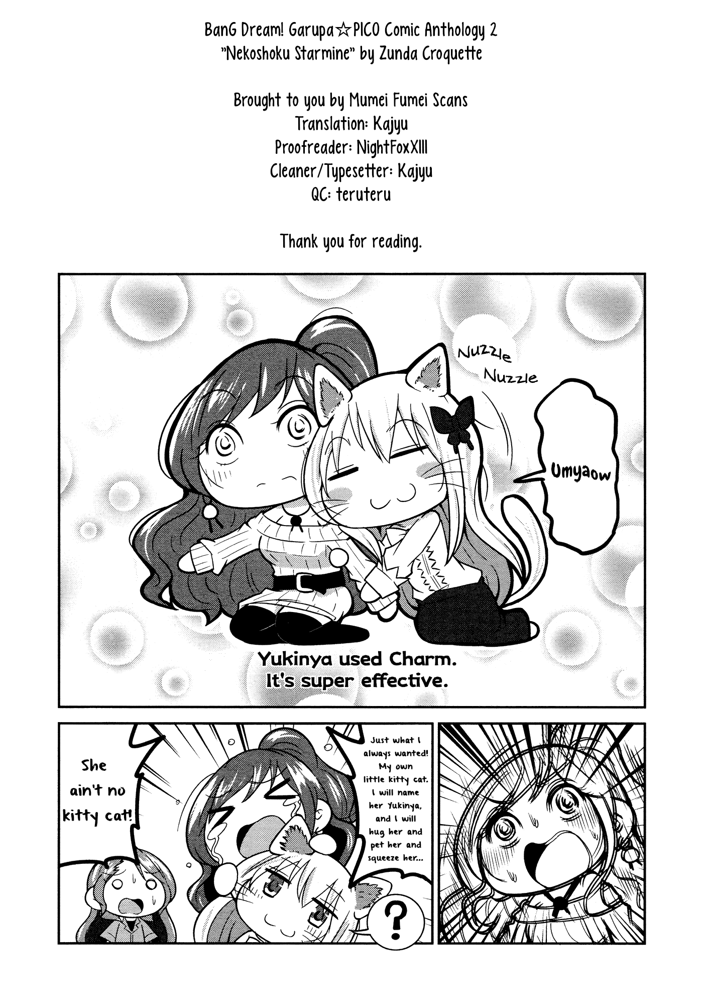 BanG Dream! Girls Band Party!☆PICO Comic Anthology Chapter 24 page 9 - Chapter 24: Nekoshoku Starmine