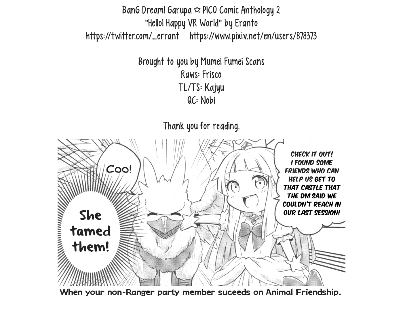 BanG Dream! Girls Band Party!☆PICO Comic Anthology Chapter 28 page 9 - Chapter 28: Hello! Happy VR World!