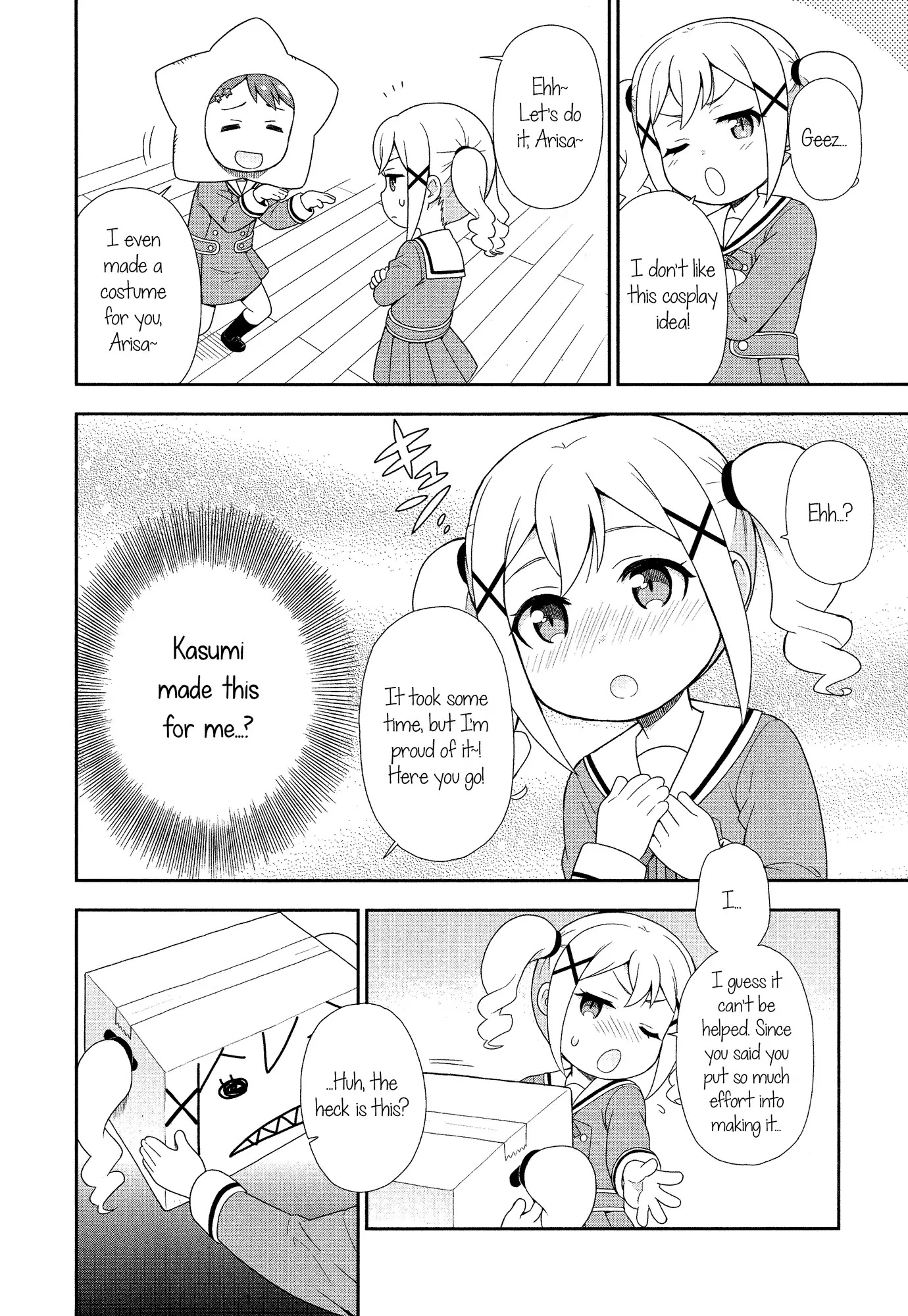 BanG Dream! Girls Band Party!☆PICO Comic Anthology Chapter 4 page 6 - Chapter 4: Let's Try Doing a Cosplay Live! (Mattaku Mosuke)