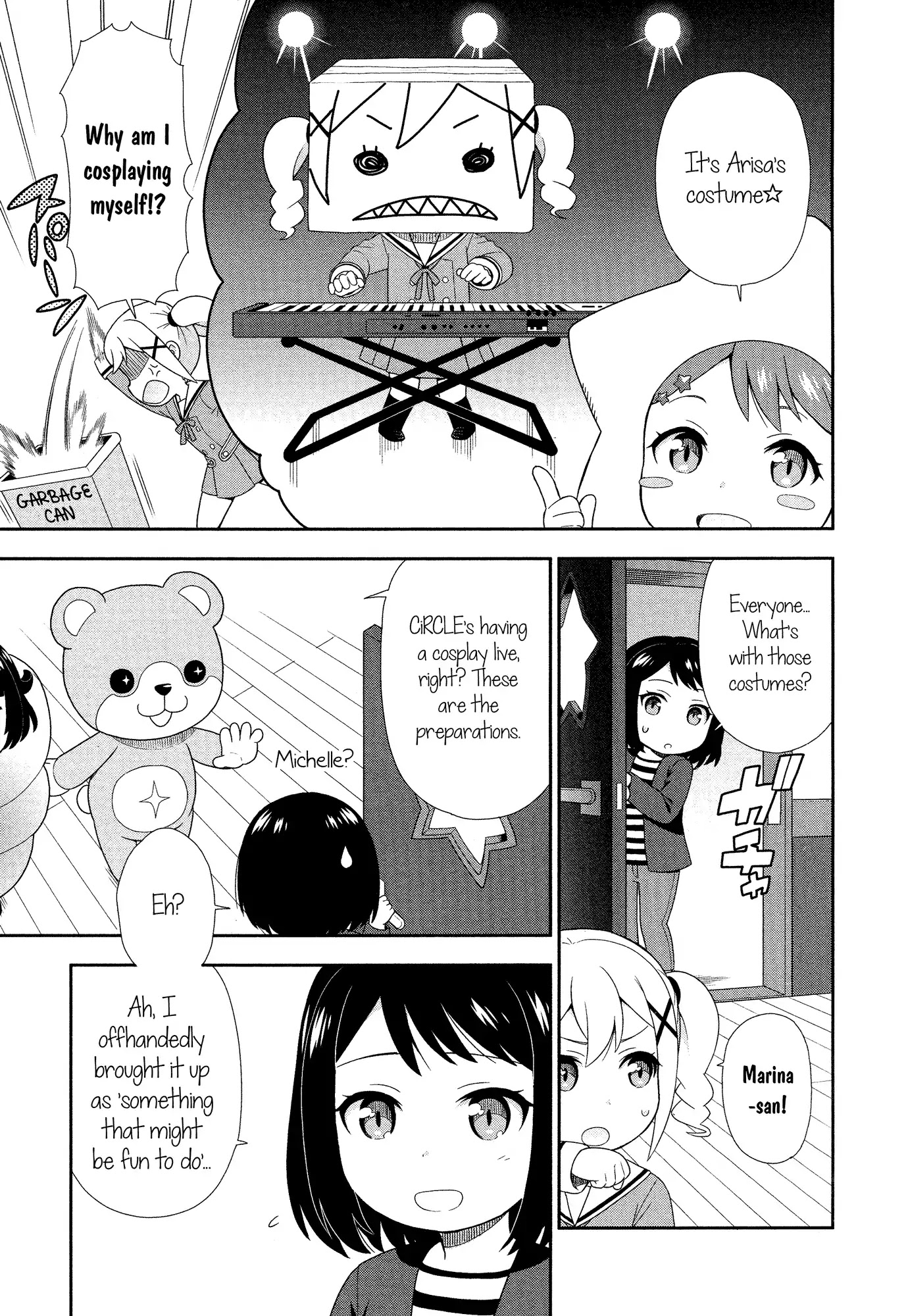 BanG Dream! Girls Band Party!☆PICO Comic Anthology Chapter 4 page 7 - Chapter 4: Let's Try Doing a Cosplay Live! (Mattaku Mosuke)