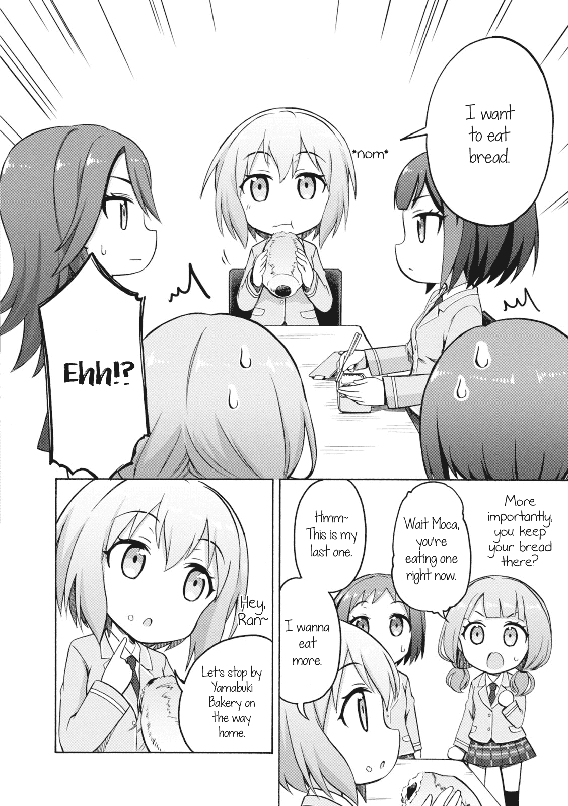 BanG Dream! Girls Band Party!☆PICO Comic Anthology Chapter 6 page 2 - Chapter 6: Rock n' Bread Roll