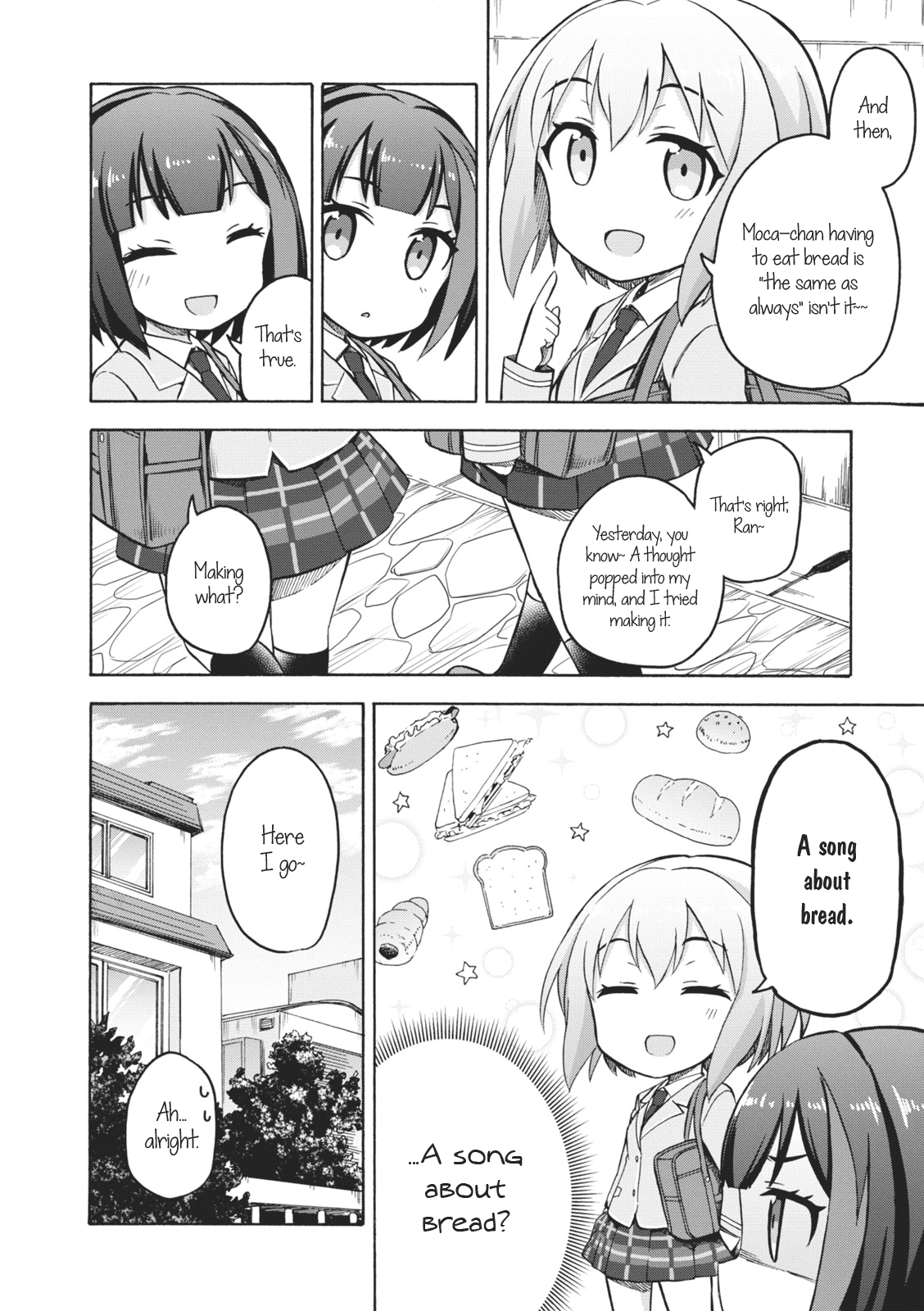 BanG Dream! Girls Band Party!☆PICO Comic Anthology Chapter 6 page 4 - Chapter 6: Rock n' Bread Roll