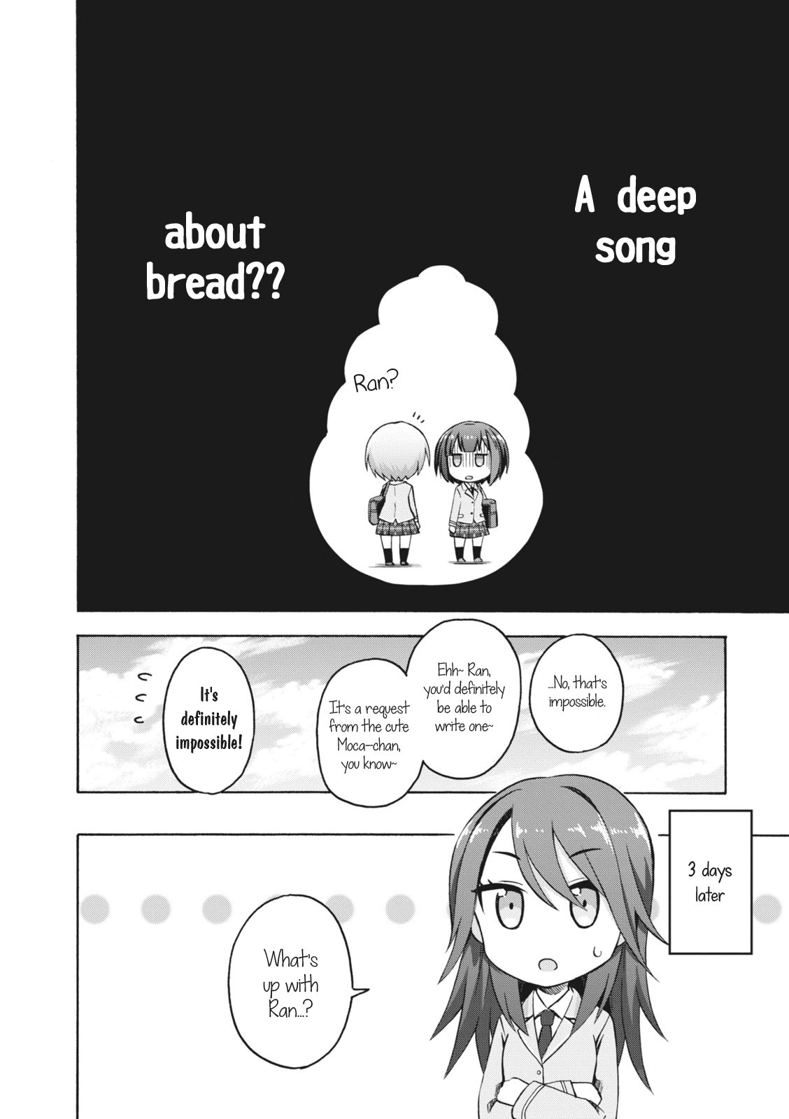 BanG Dream! Girls Band Party!☆PICO Comic Anthology Chapter 6 page 6 - Chapter 6: Rock n' Bread Roll