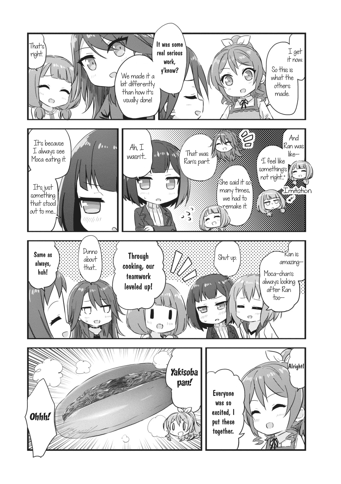 BanG Dream! Girls Band Party!☆PICO Comic Anthology Chapter 7 page 13 - Chapter 7: Bread, Band and Afterglow