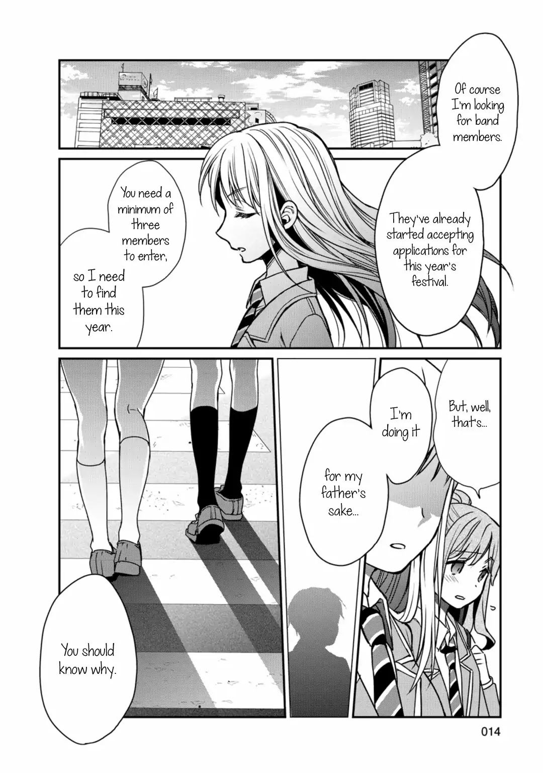 BanG Dream! Girls Band Party! Roselia Stage Chapter 1 page 12 - Chapter 1: The Perfect Band