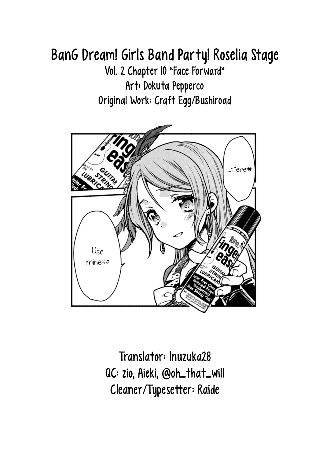 BanG Dream! Girls Band Party! Roselia Stage Chapter 10 page 33 - Chapter 10: Face Forward