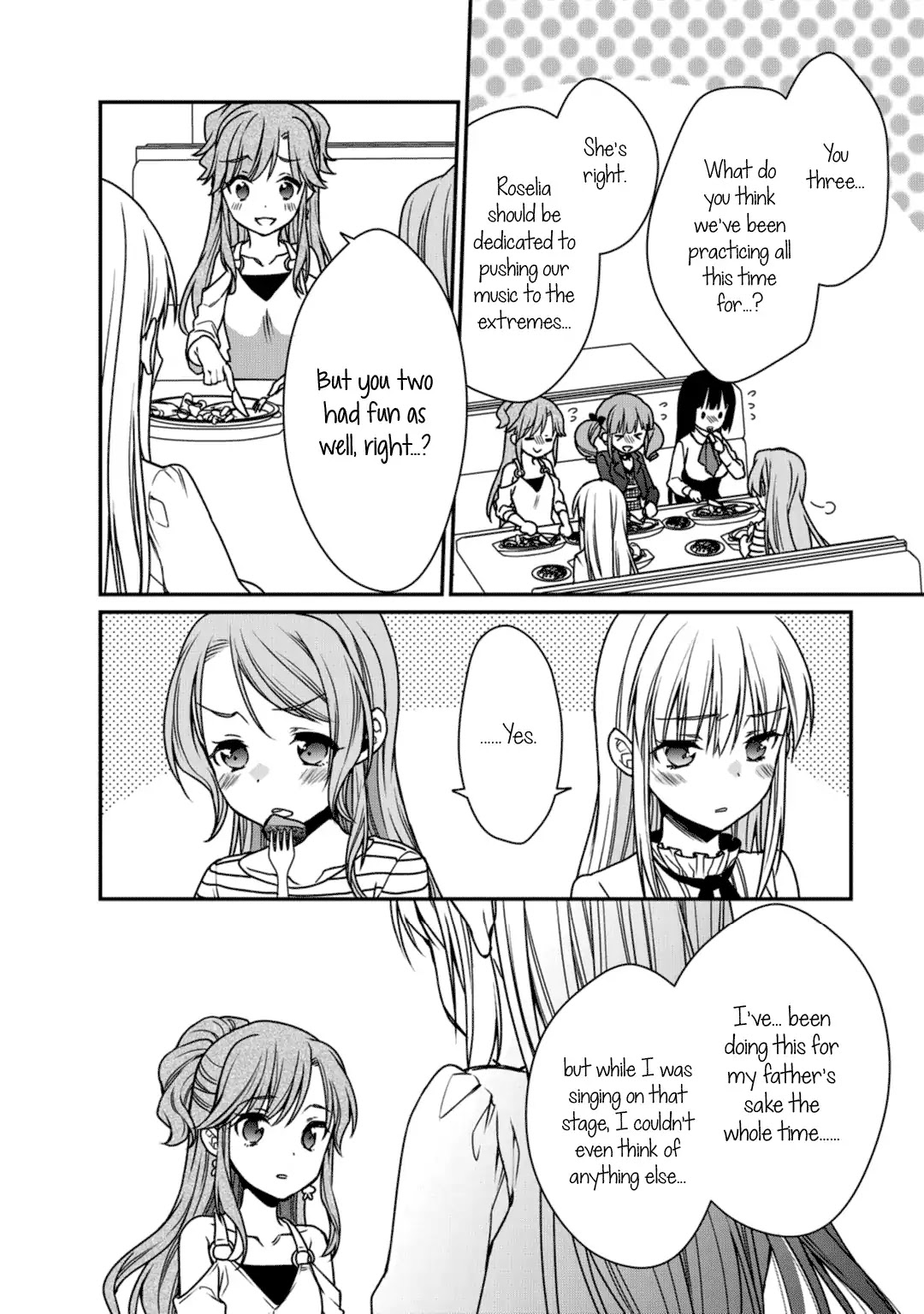 BanG Dream! Girls Band Party! Roselia Stage Chapter 11 page 15 - Chapter 11: Even More, From Now On (END)