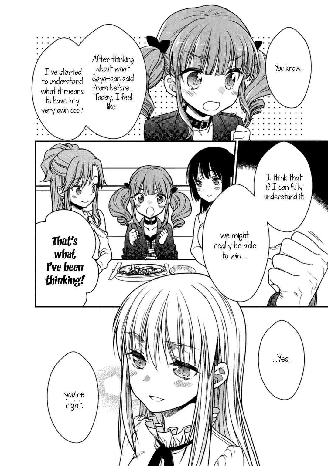 BanG Dream! Girls Band Party! Roselia Stage Chapter 11 page 23 - Chapter 11: Even More, From Now On (END)