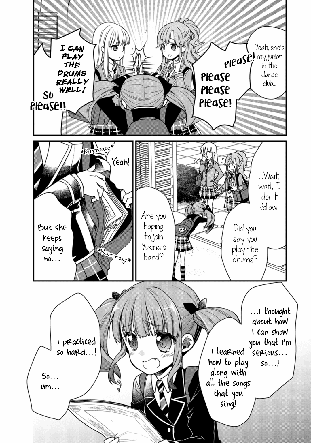 BanG Dream! Girls Band Party! Roselia Stage Chapter 2 page 14 - Chapter 2: The 2nd Best Drummer in the World