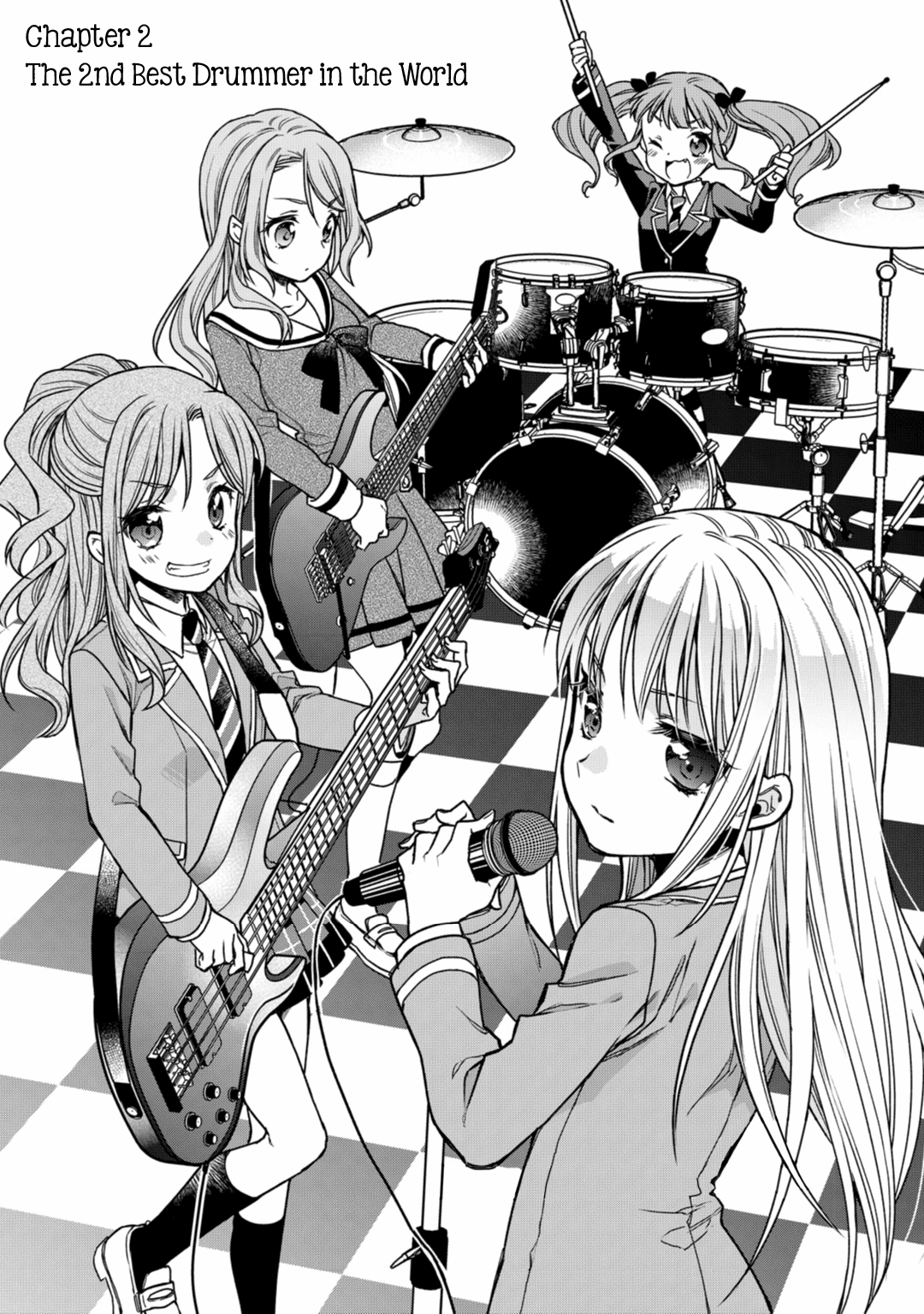 BanG Dream! Girls Band Party! Roselia Stage Chapter 2 page 2 - Chapter 2: The 2nd Best Drummer in the World