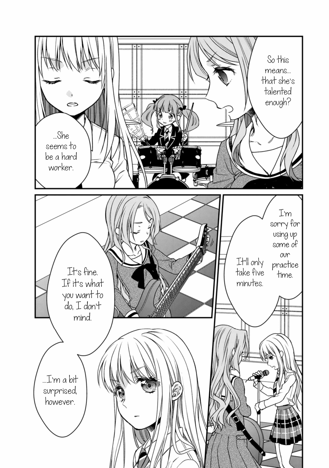 BanG Dream! Girls Band Party! Roselia Stage Chapter 2 page 22 - Chapter 2: The 2nd Best Drummer in the World