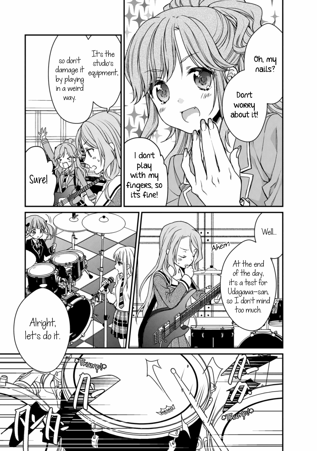 BanG Dream! Girls Band Party! Roselia Stage Chapter 2 page 27 - Chapter 2: The 2nd Best Drummer in the World