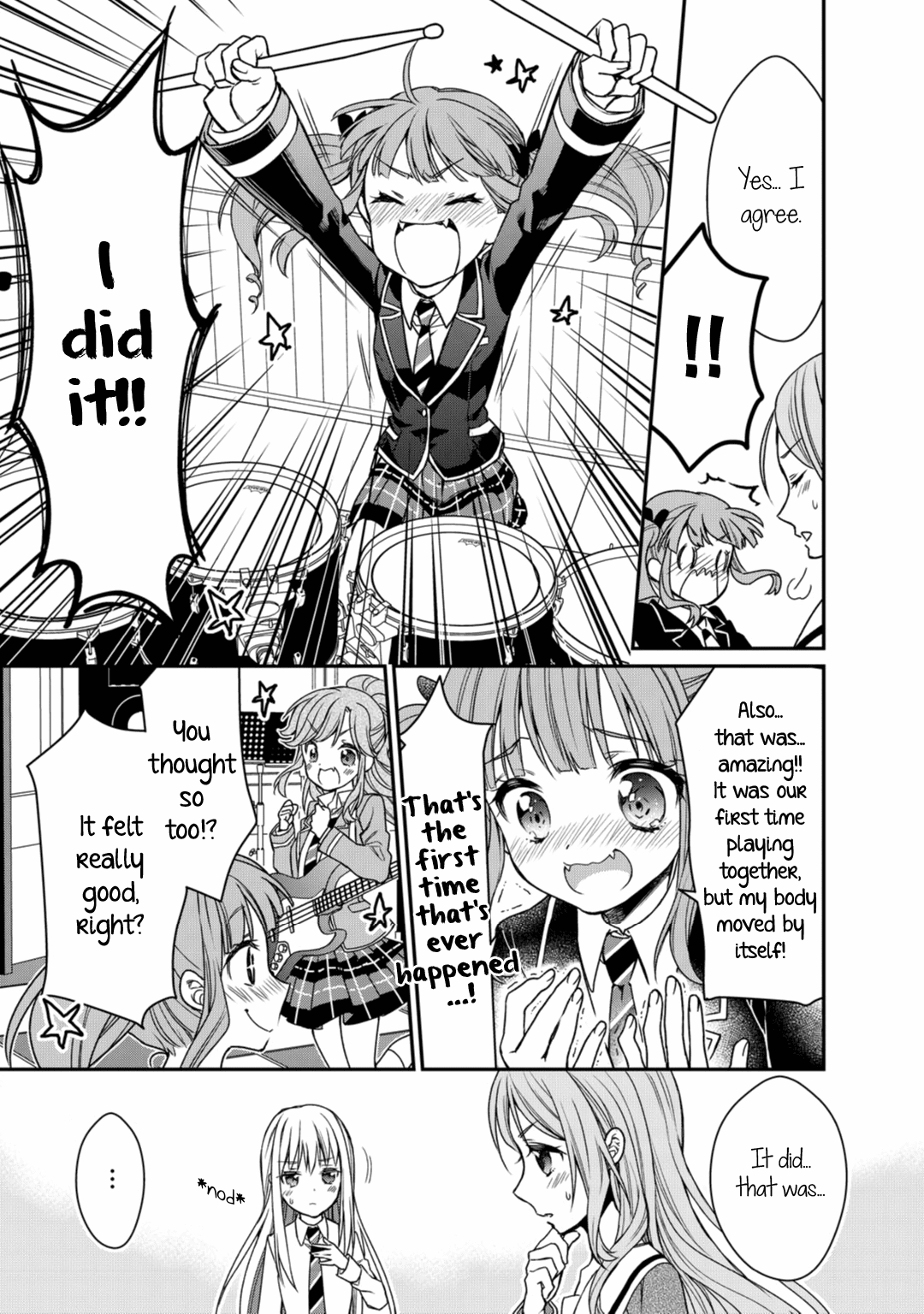 BanG Dream! Girls Band Party! Roselia Stage Chapter 2 page 32 - Chapter 2: The 2nd Best Drummer in the World