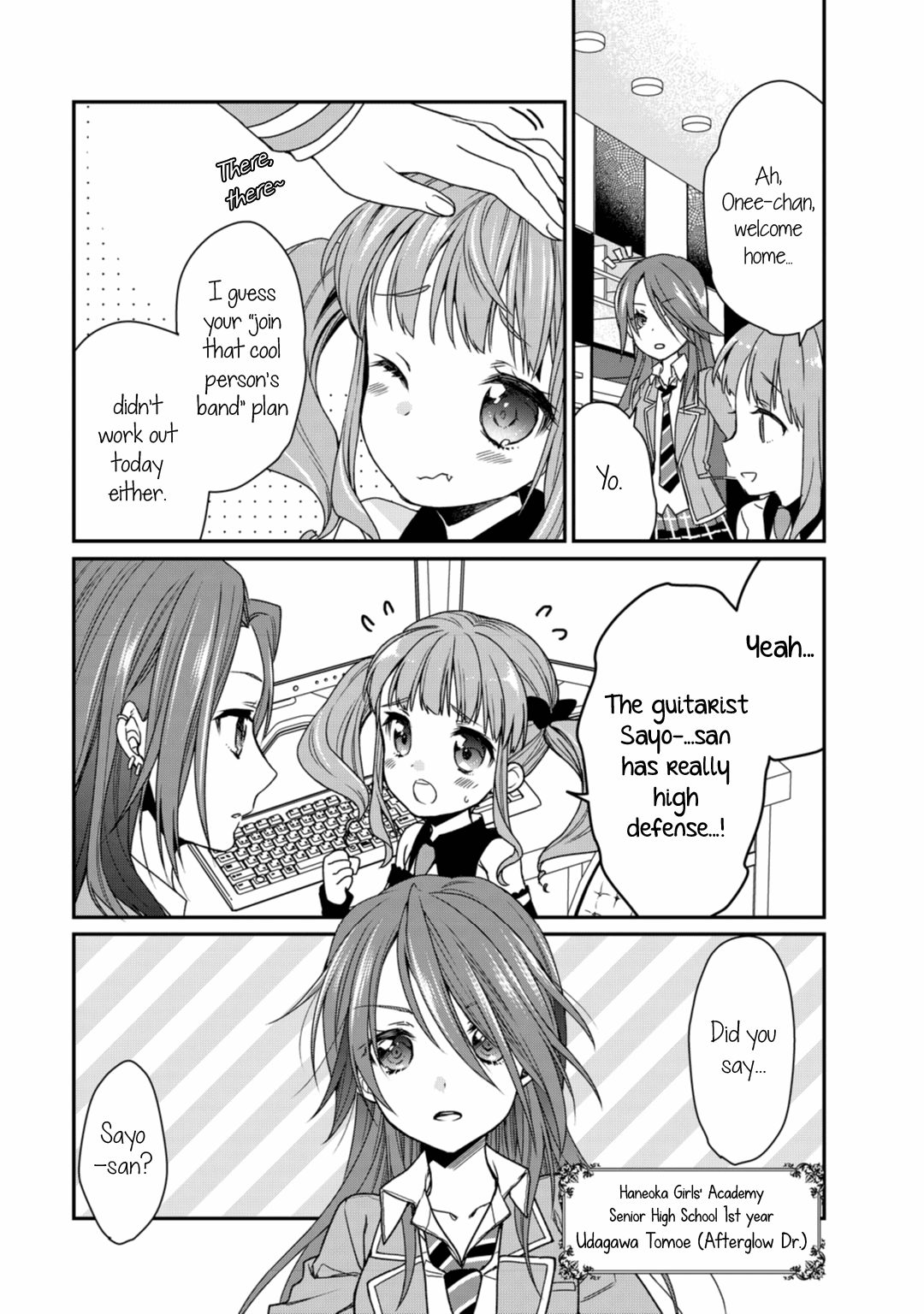 BanG Dream! Girls Band Party! Roselia Stage Chapter 2 page 7 - Chapter 2: The 2nd Best Drummer in the World