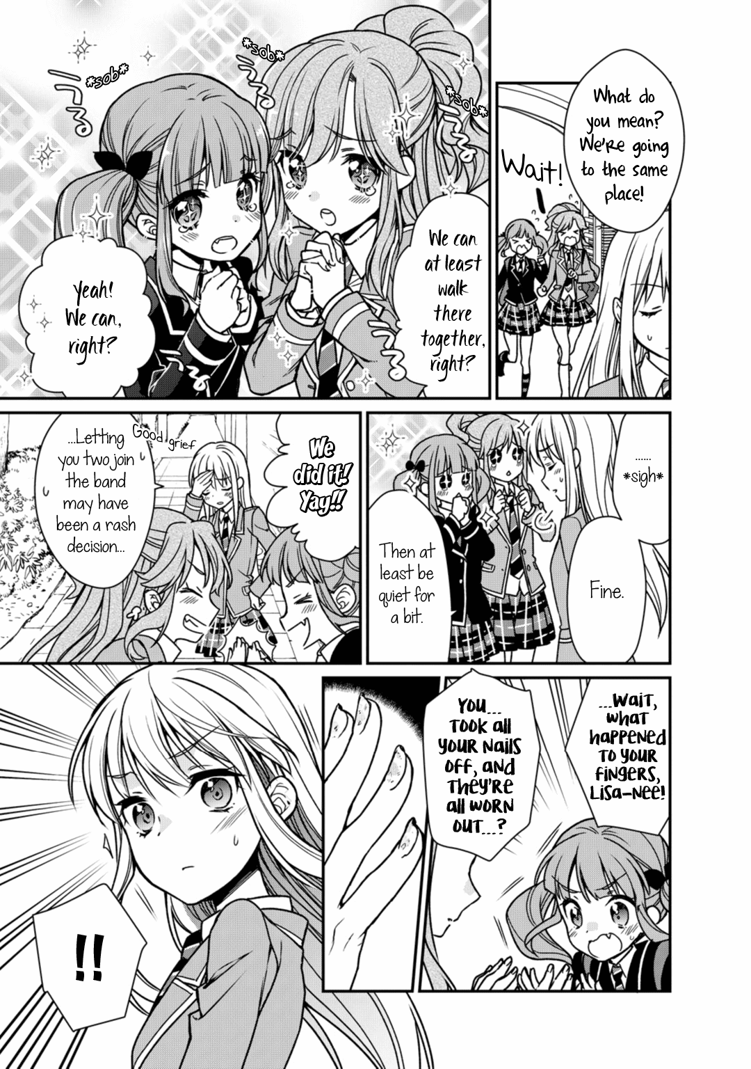 BanG Dream! Girls Band Party! Roselia Stage Chapter 3 page 11 - Chapter 3: Everyone's Feelings