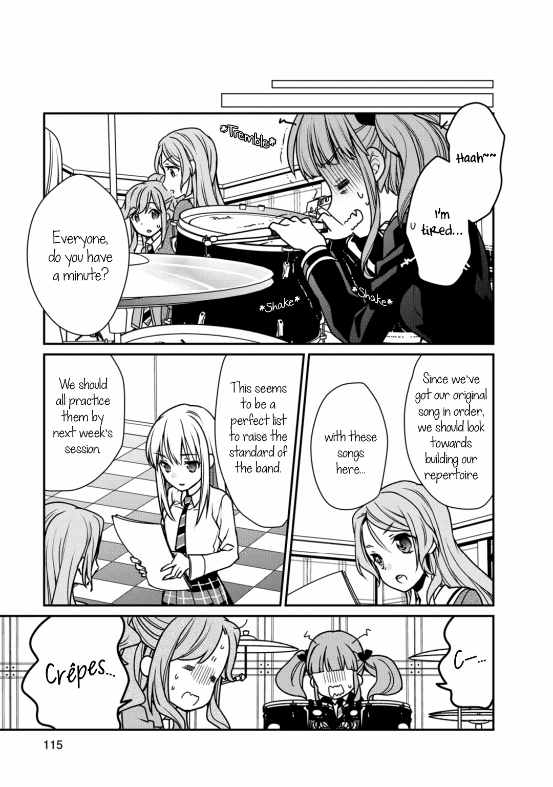 BanG Dream! Girls Band Party! Roselia Stage Chapter 3 page 15 - Chapter 3: Everyone's Feelings