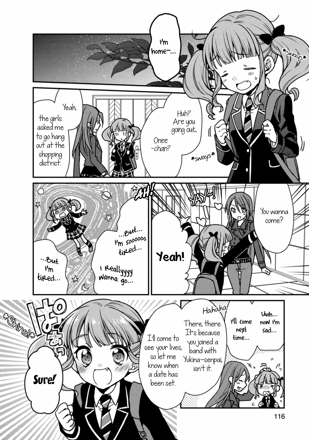 BanG Dream! Girls Band Party! Roselia Stage Chapter 3 page 16 - Chapter 3: Everyone's Feelings