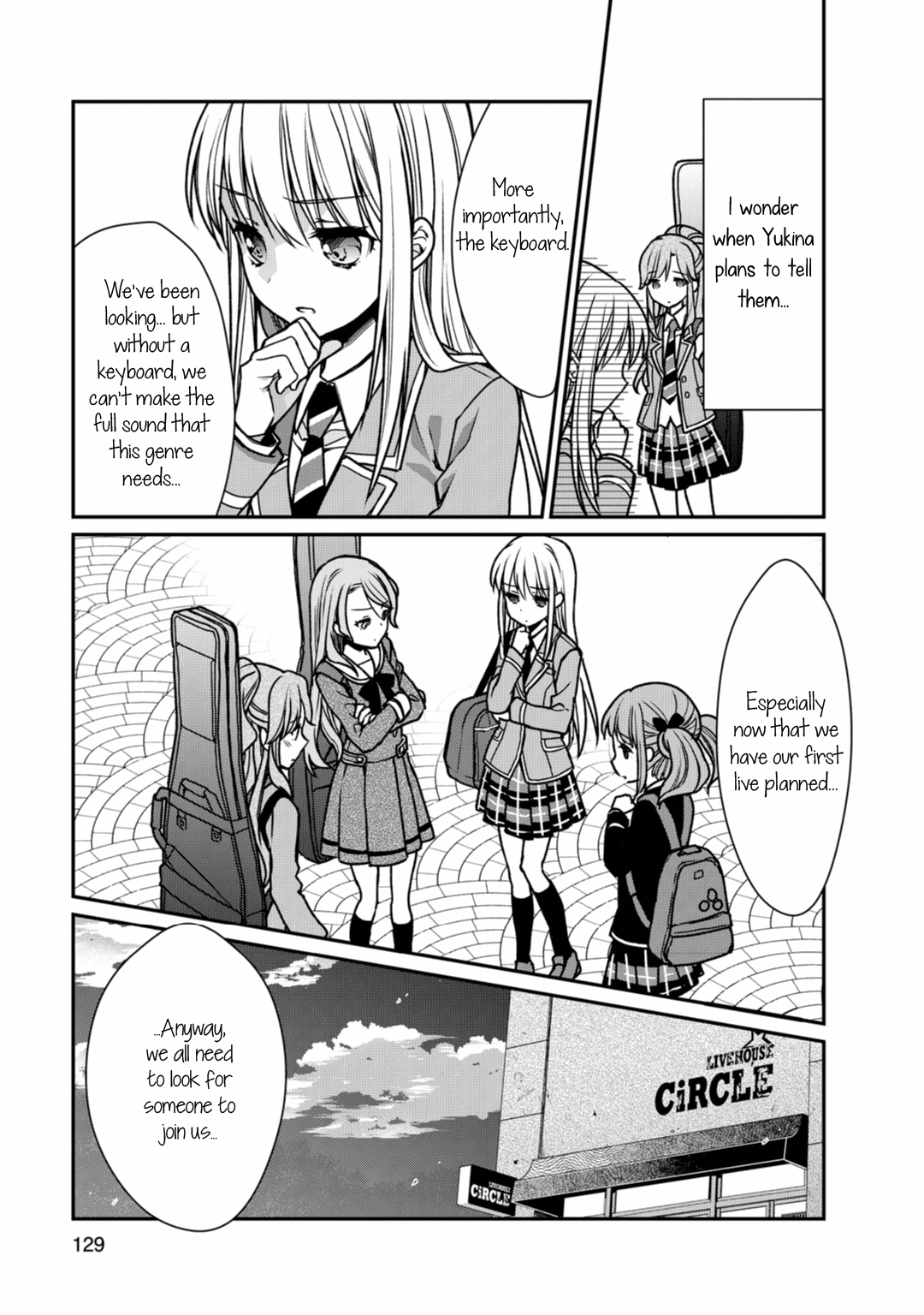 BanG Dream! Girls Band Party! Roselia Stage Chapter 3 page 29 - Chapter 3: Everyone's Feelings